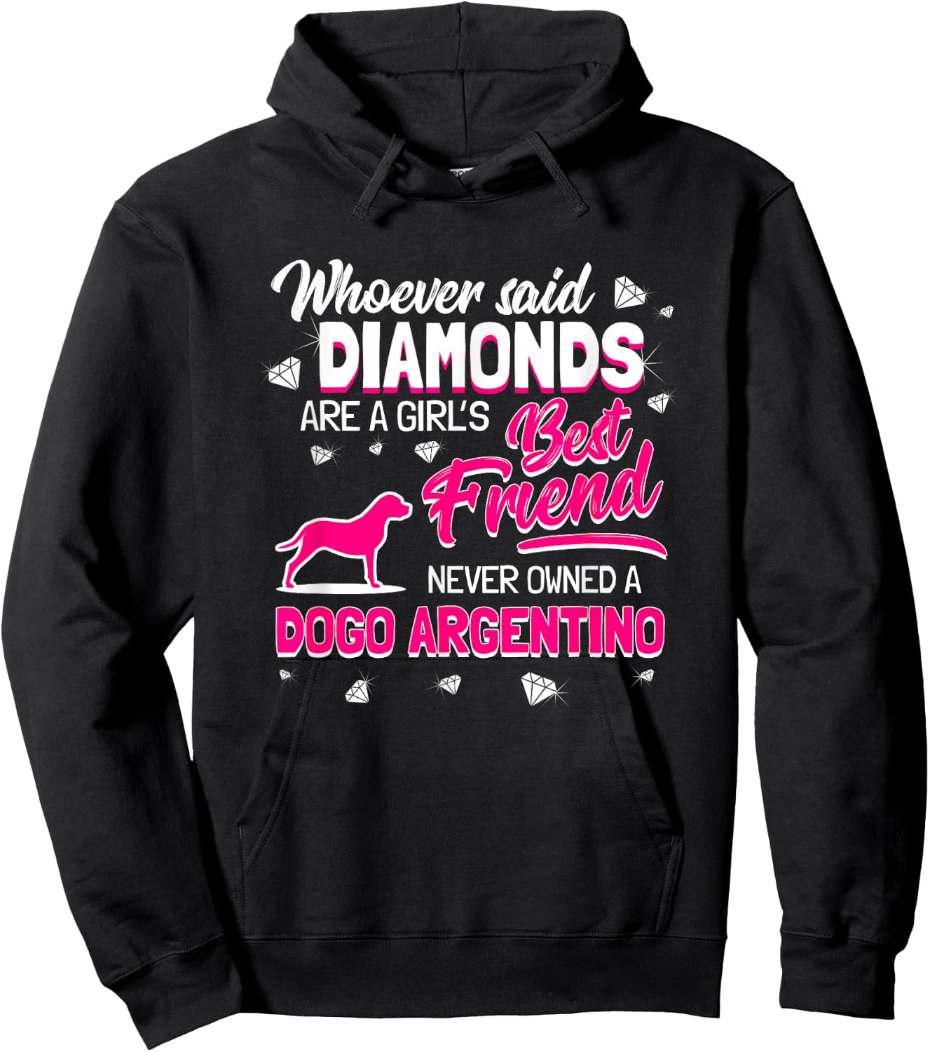 Dogo Argentino Hoodie - Hoodie | Black