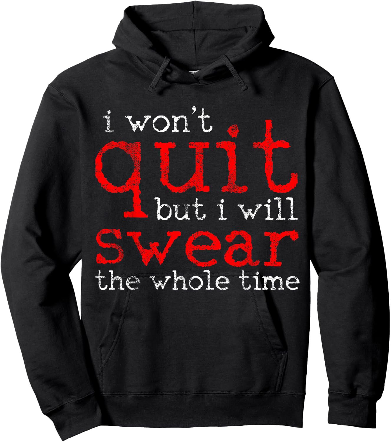 Gym Fitness Workout Funny Hoodie - Hoodie | Black