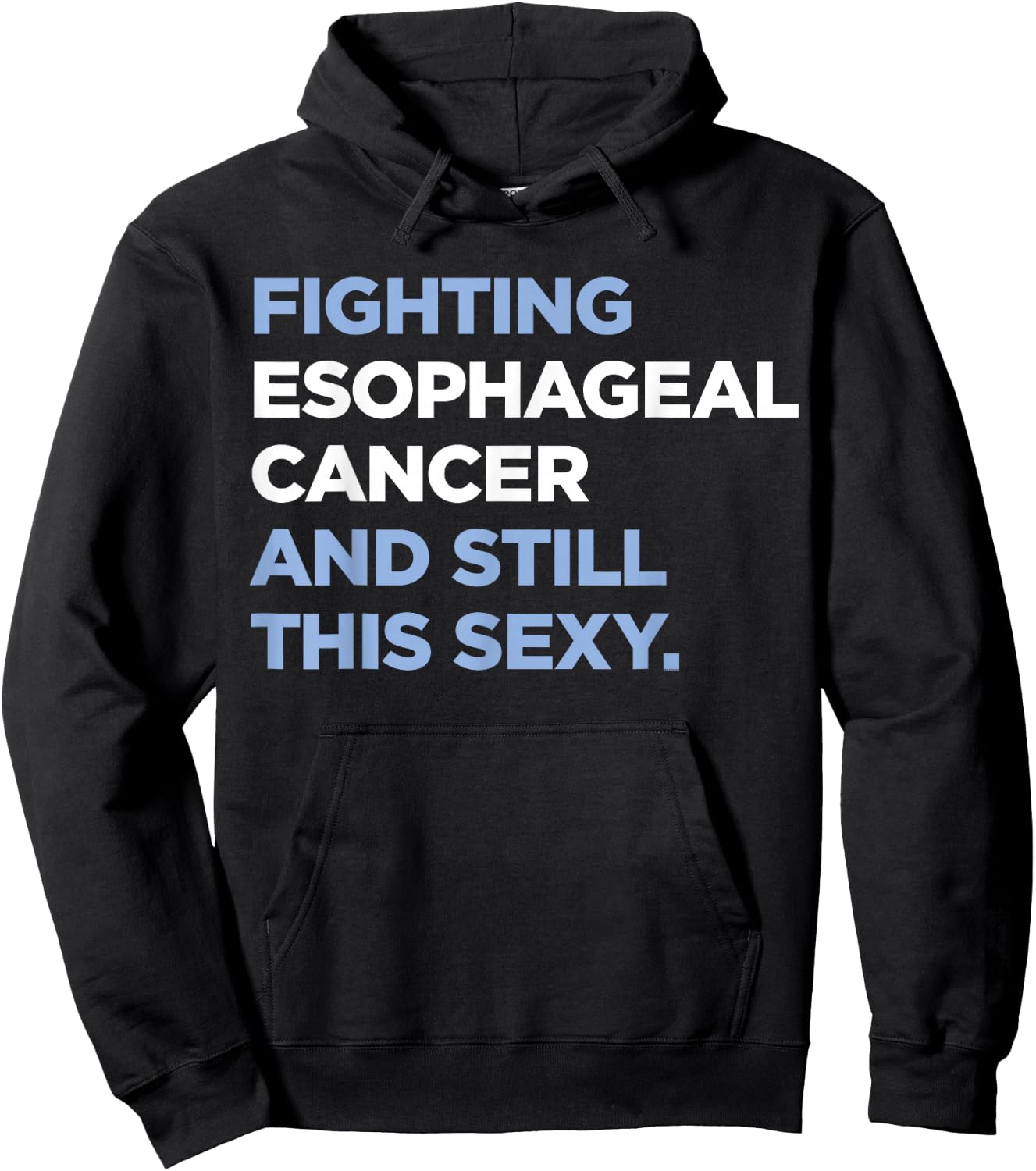 Esophageal Cancer Shirt | Esophageal Cancer Awareness Gift Hoodie - Hoodie | Black