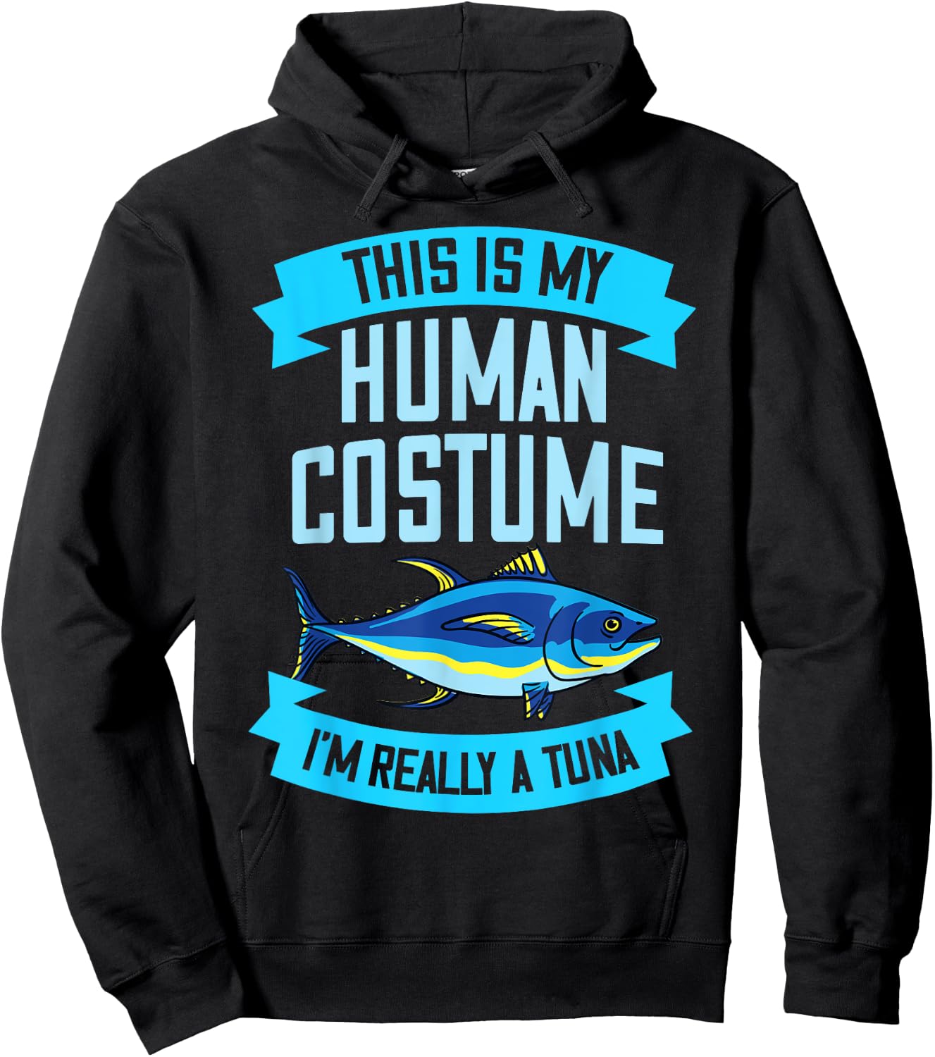 Red Tuna Costume Gift Bluefin Tuna Fish Hoodie - Hoodie | Black