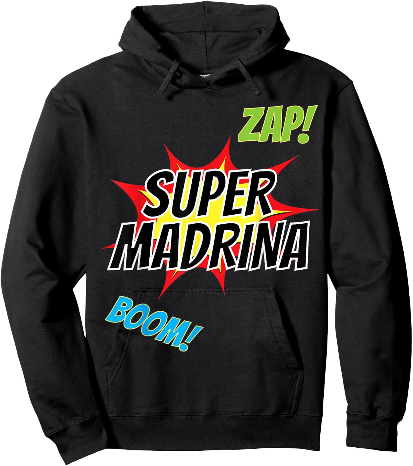Spanish Godmother - Regalo para Madrina - La Super Madrina Hoodie - Hoodie | Black