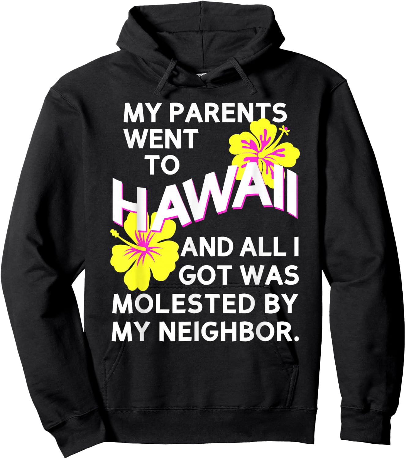 Kumar My Parents Went to Hawaii Hoodie - Hoodie | Black
