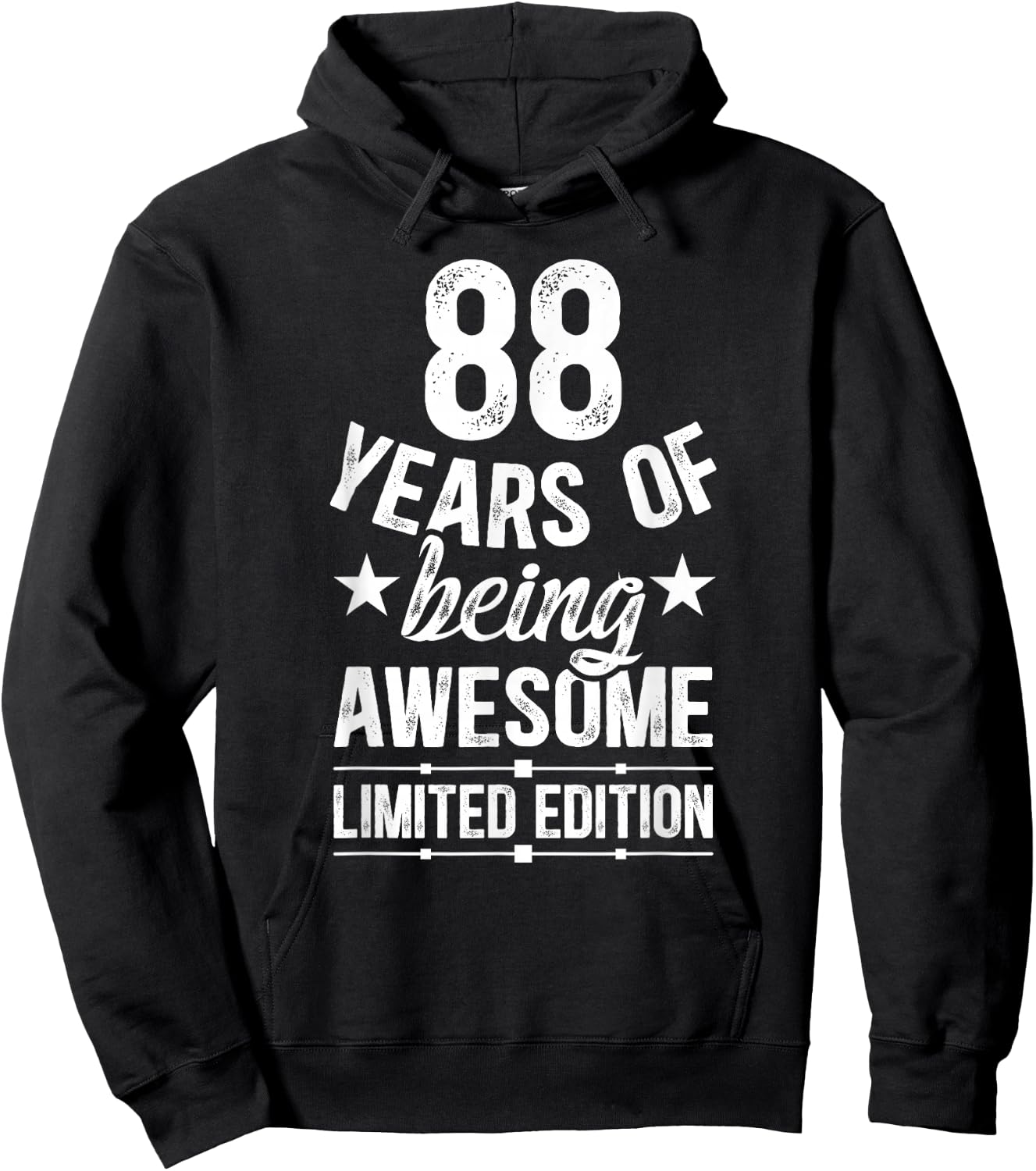 Awesome 88 Year Old 88th Birthday It's My 88th Bday Hoodie - Hoodie | Black