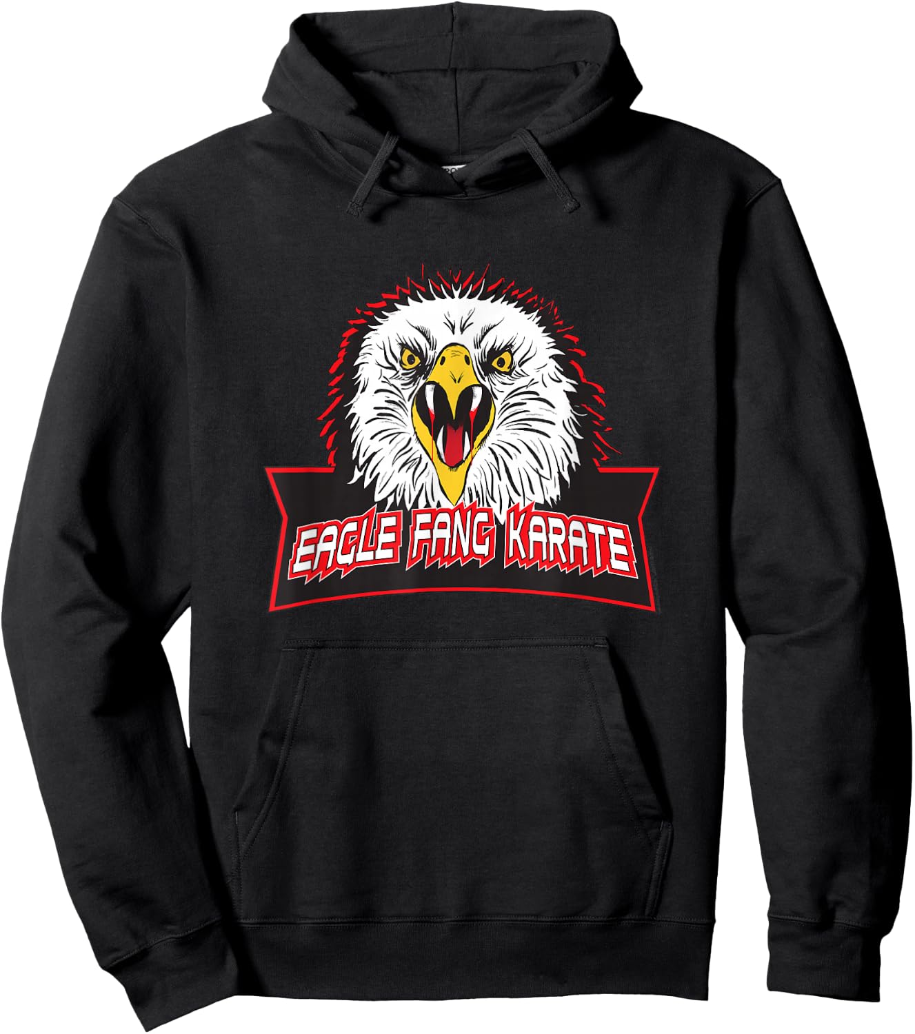 Cobra Kai Eagle Fang Logo TV Show Hoodie - Hoodie | Black