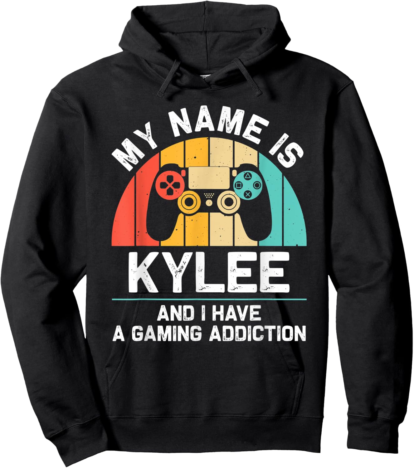 KYLEE Gift Name Personalized Funny Gaming Geek Birthday Hoodie - Hoodie | Black