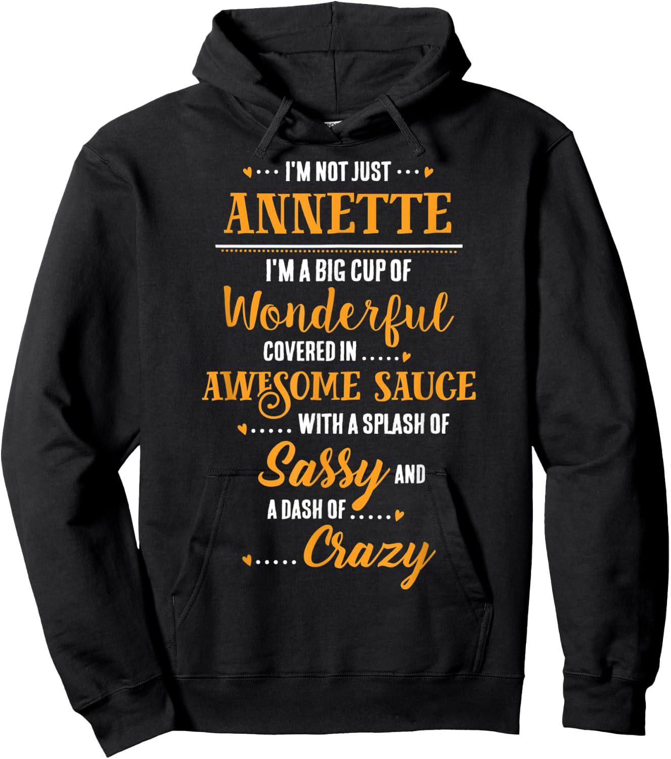 Inked - ANNETTE Big Cup Of Awesome Sassy Classy Crazy Hoodie - Hoodie | Black