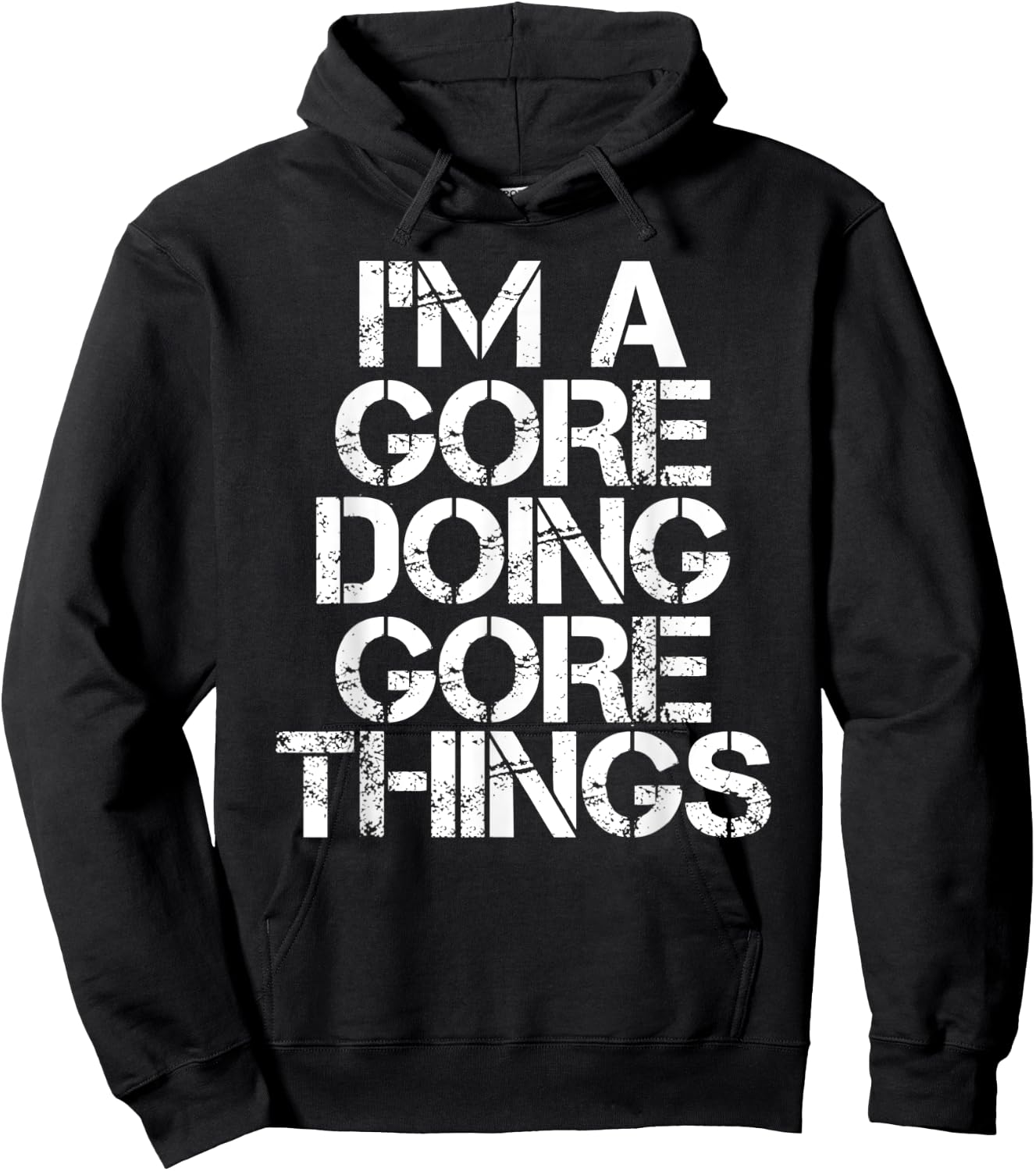GORE Funny Surname Family Tree Birthday Reunion Gift Hoodie - Hoodie | Black
