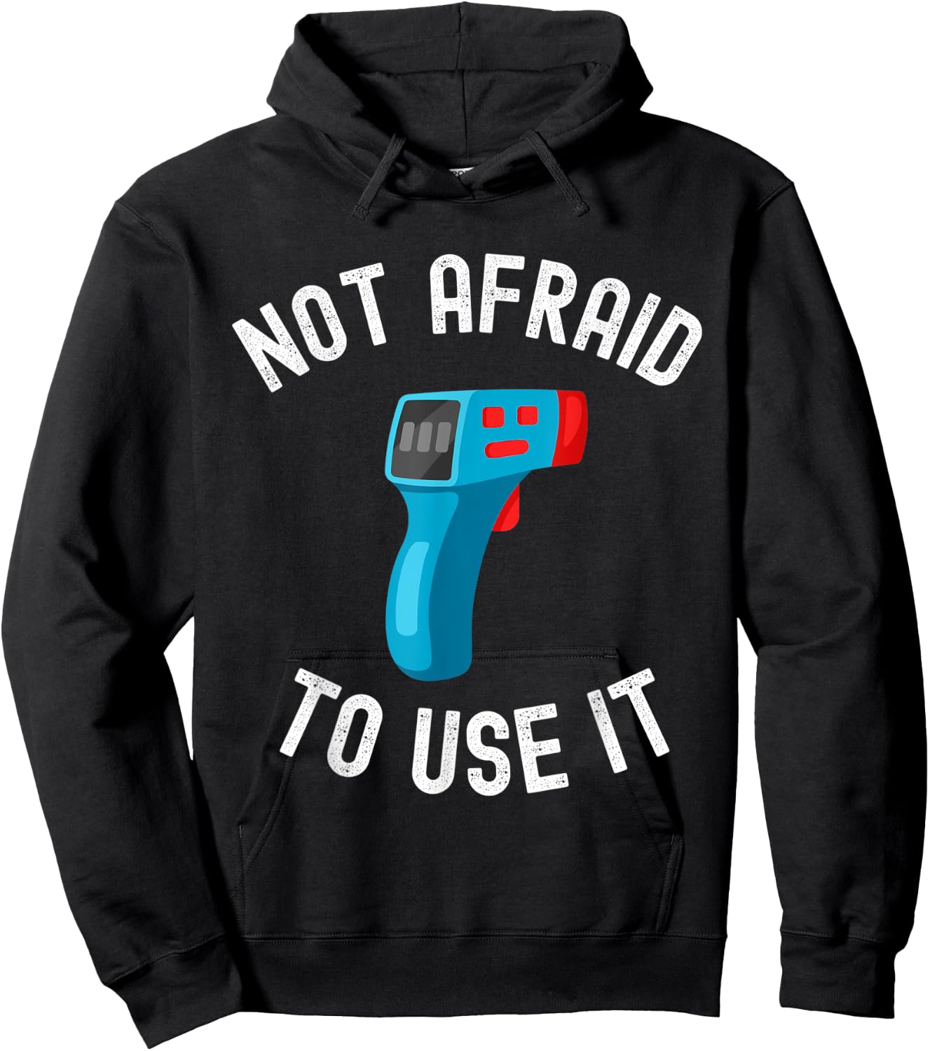 Funny Thermometer Checkpoint Humor for Temperature Check Hoodie - Hoodie | Black