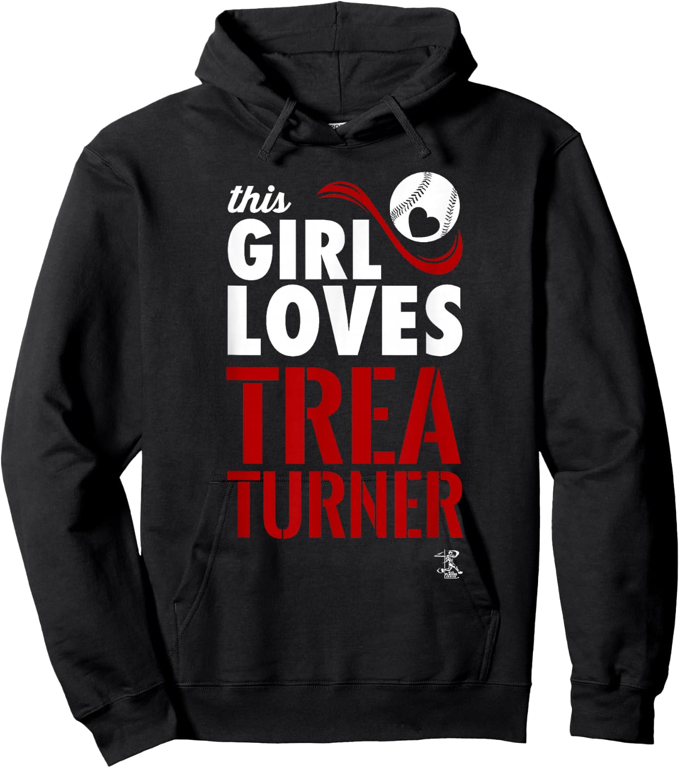 Trea Turner This Girl Loves Gameday Hoodie - Hoodie | Black