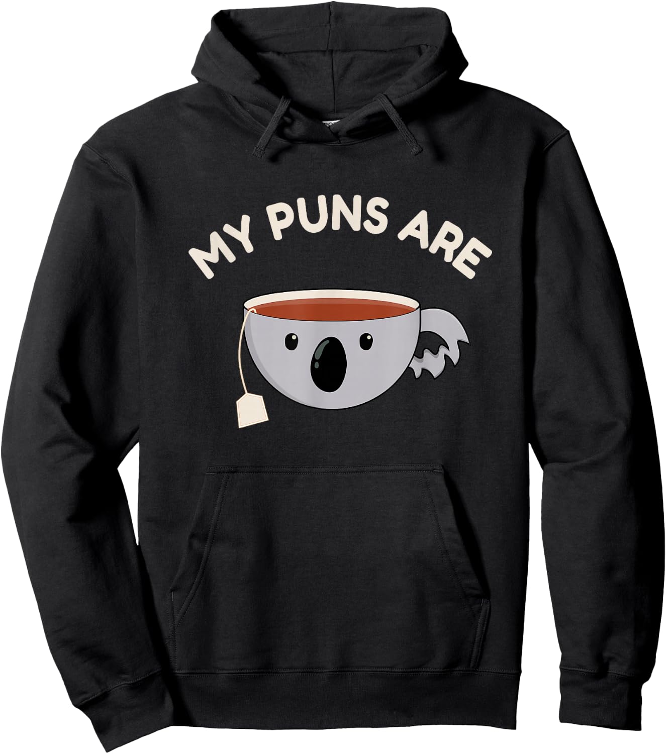 My Puns Are Koala Hoodie - Hoodie | Black
