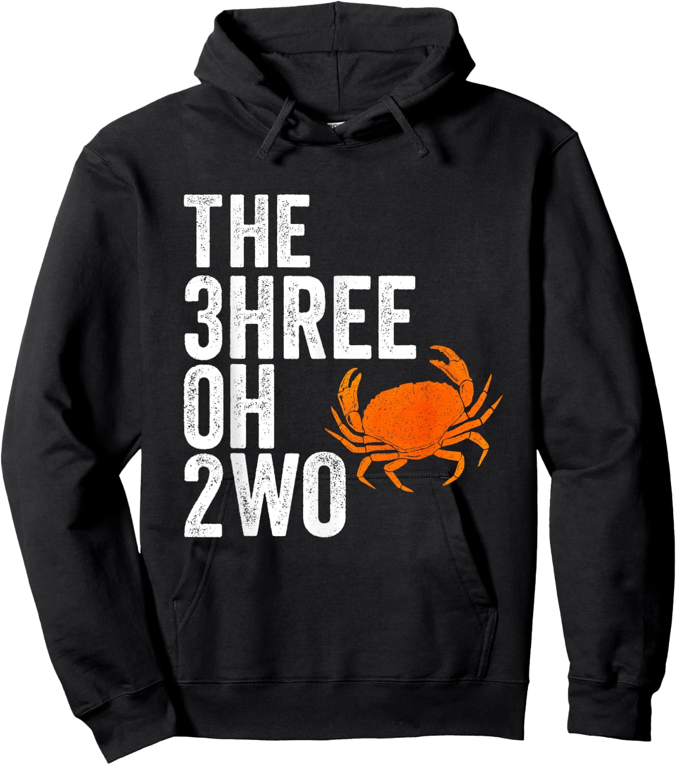 The 302 Delaware Crab Telephone Area Code Bay Crabbing Gift Hoodie - Hoodie | Black