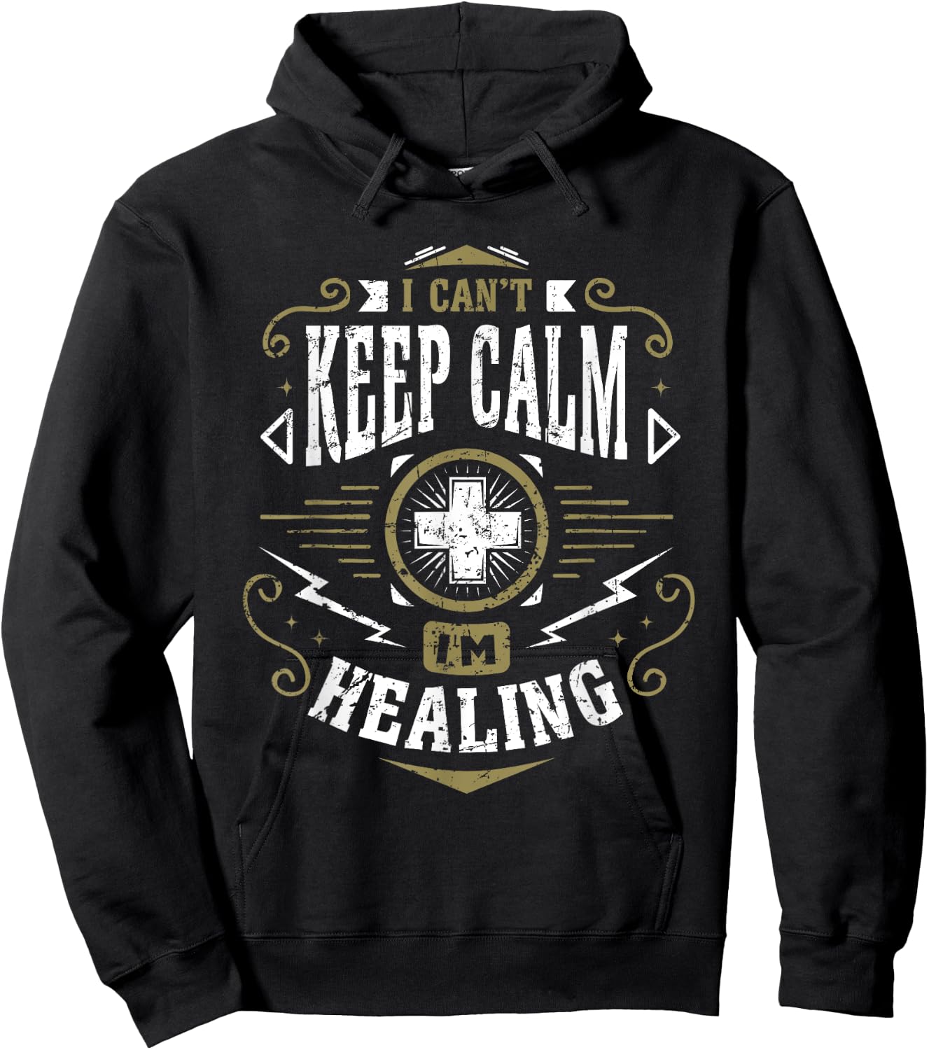 Wow Healer I Can't Keep Calm I'm Healing Gaming Hoodie - Hoodie | Black