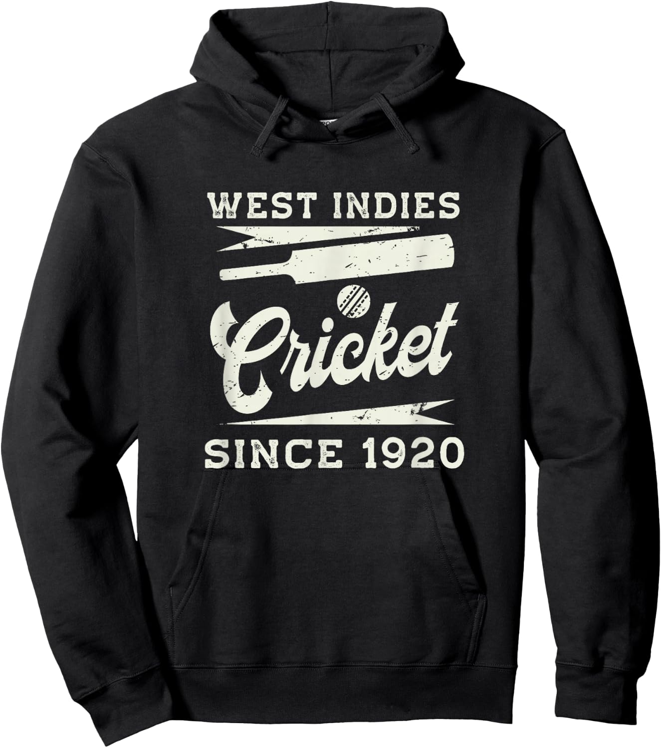 Vintage West Indies Cricket Since 1920 Hoodie - Hoodie | Black