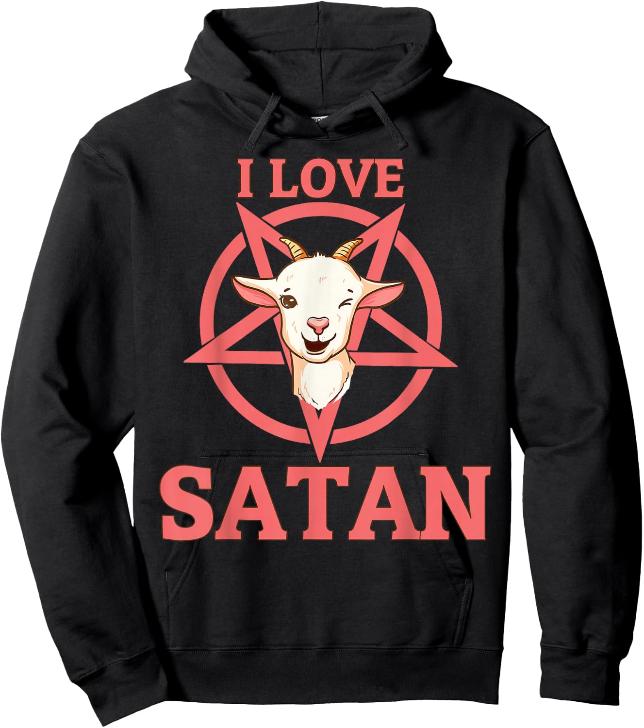 I Love Satan Hoodie - Hoodie | Black