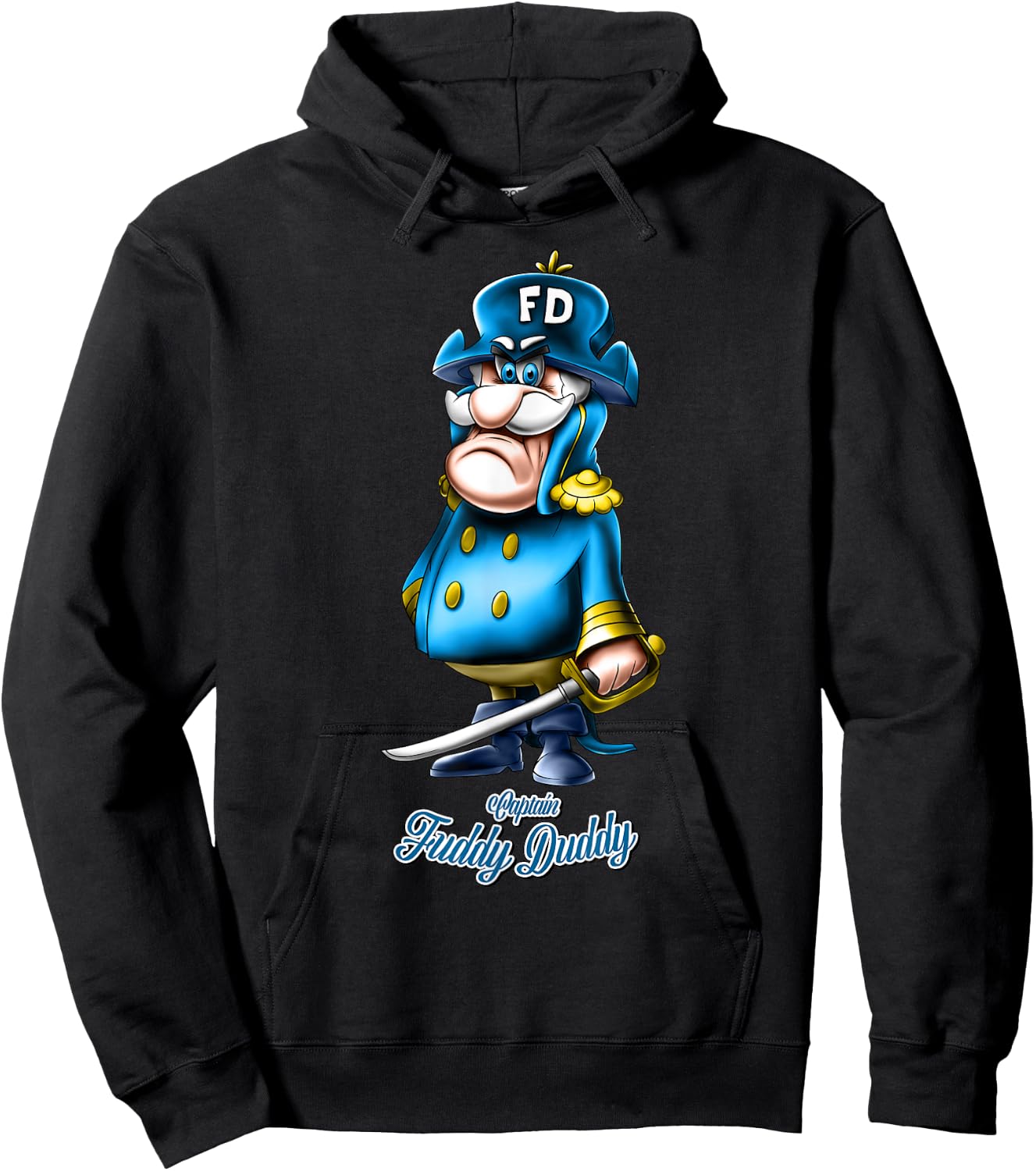 Captain Fuddy Duddy Hoodie - Hoodie | Black