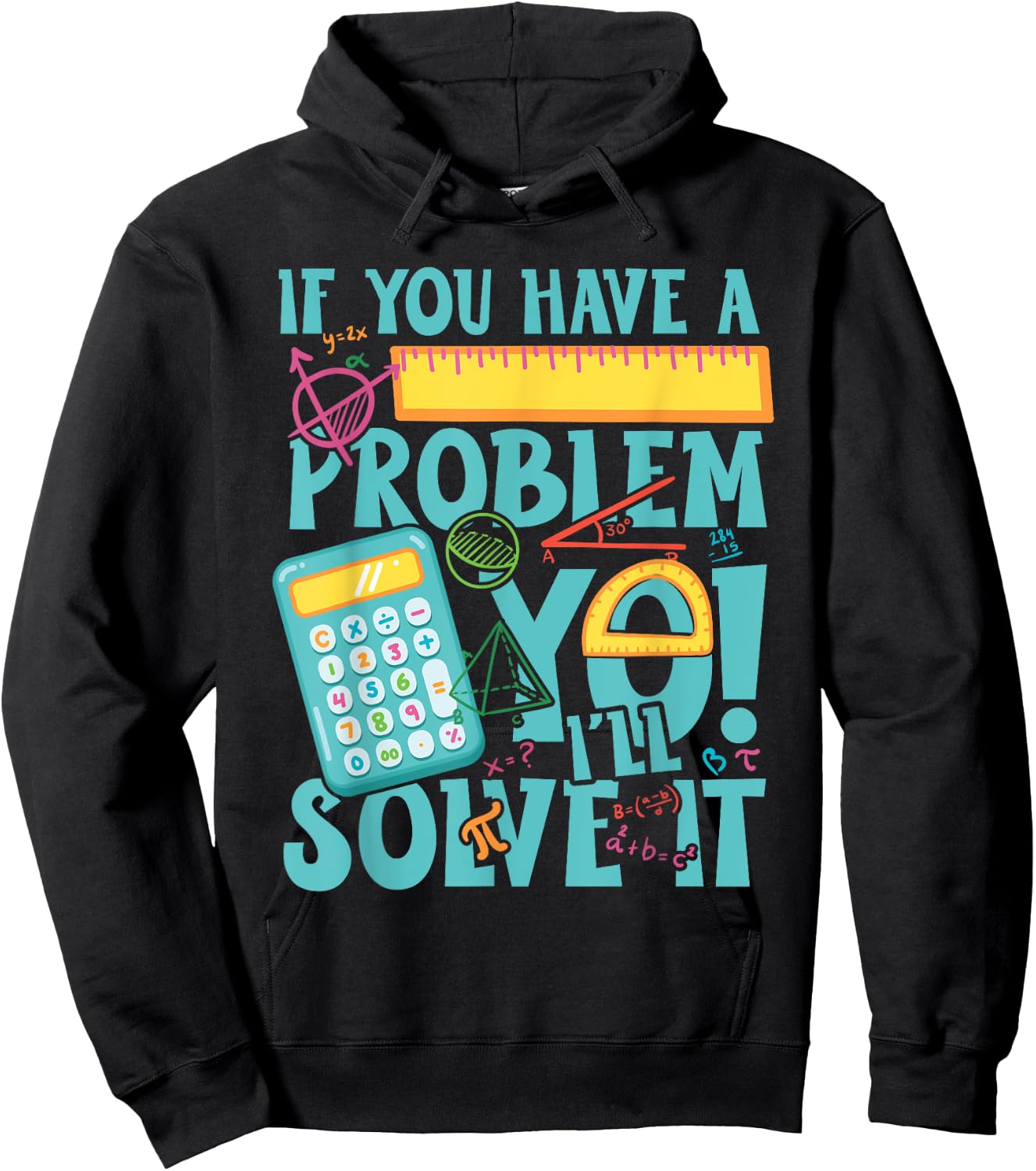 If you have a problem yo! I'll solve it Hoodie - Hoodie | Black