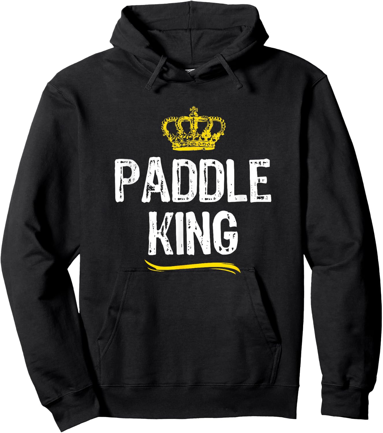 Paddle King Men Boys Stand Up Paddling Board Funny Cool Gift Hoodie - Hoodie | Black