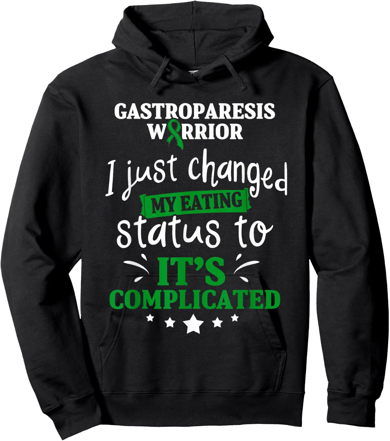 Gastroparesis Survivor Changed Gastric Disease Warrior Hoodie - Hoodie | Black