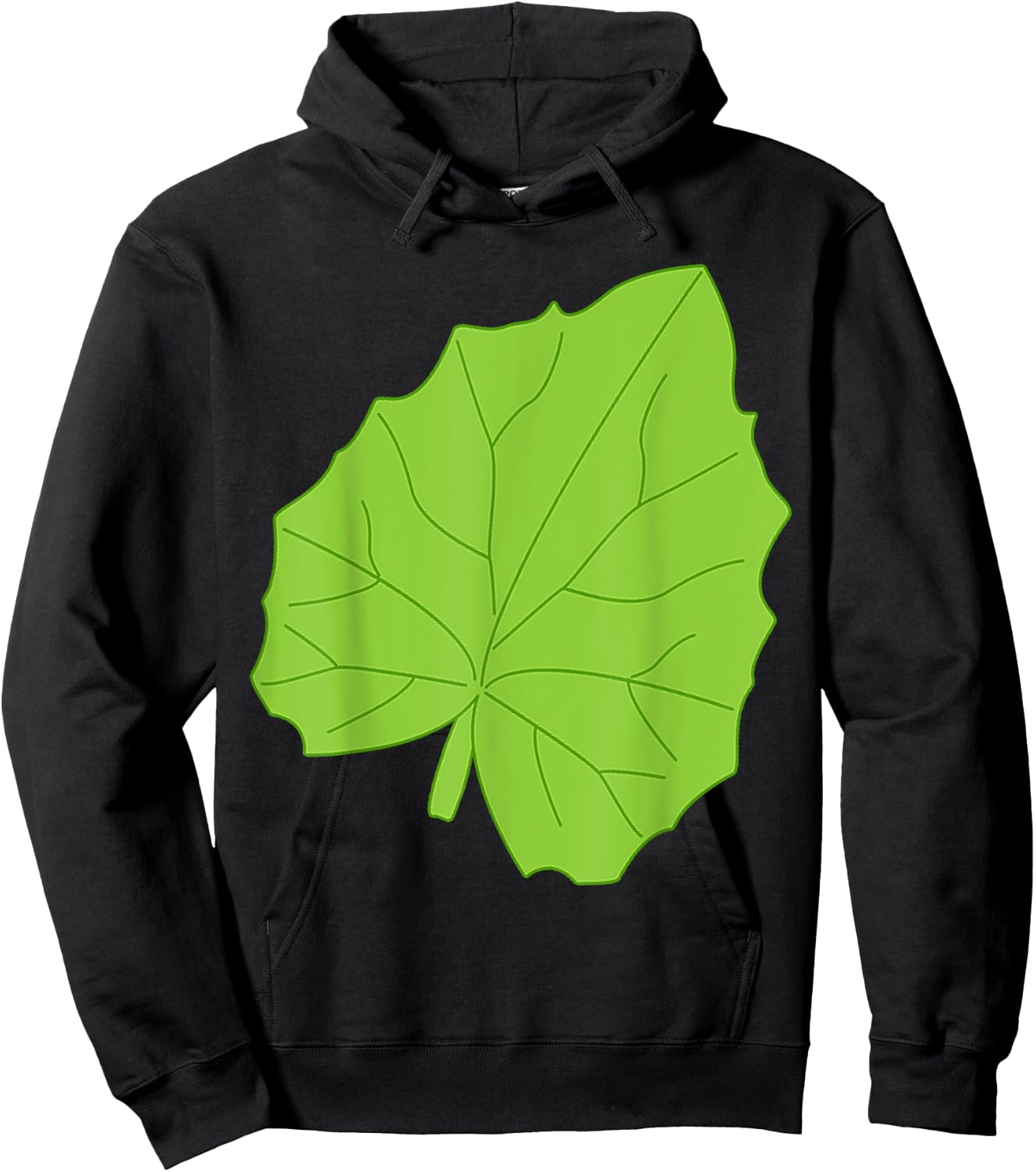 Matching with caterpillar - green leaf Halloween costume Hoodie - Hoodie | Black