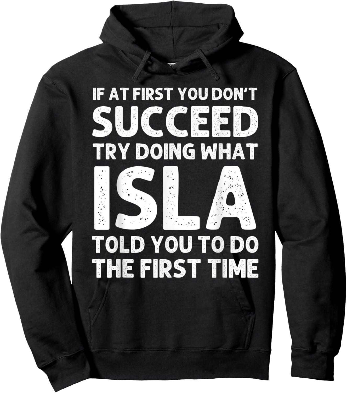 ISLA Name Personalized Birthday Funny Christmas Joke Hoodie - Hoodie | Black
