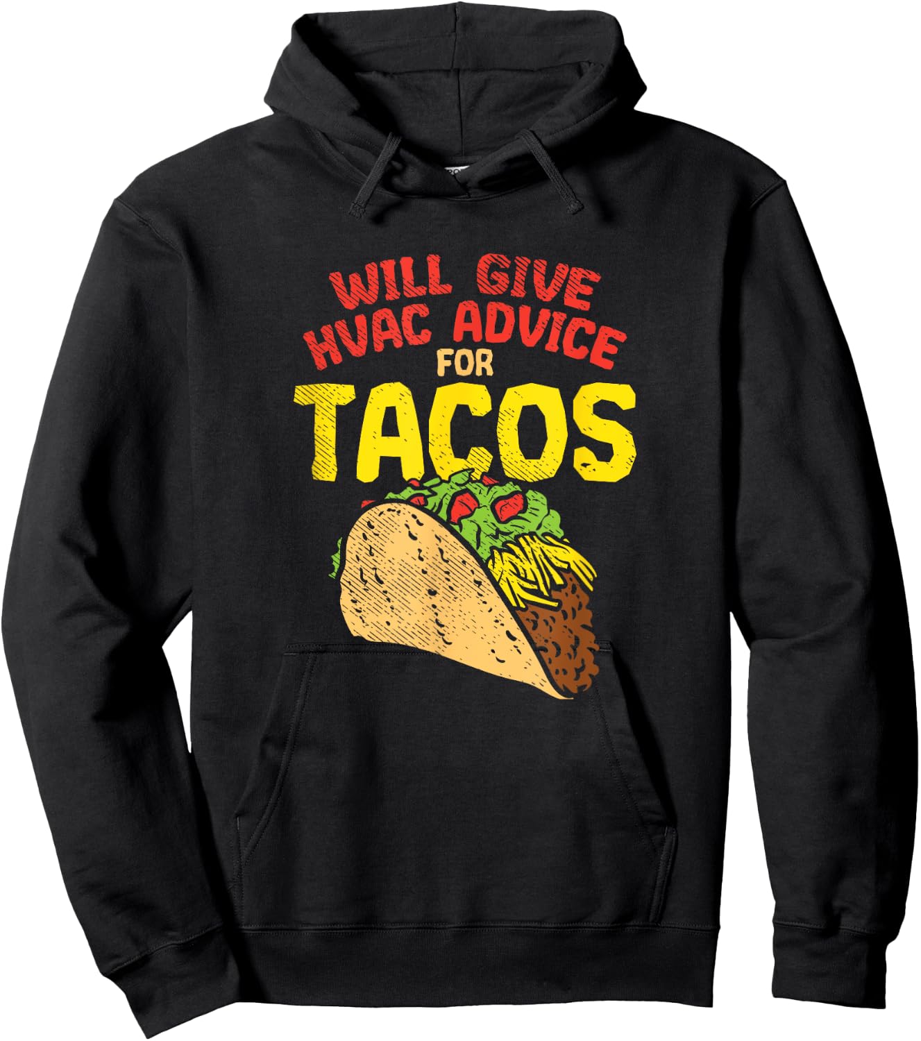 Fun HVAC Tech Joke Humor | Funny Saying HVAC Technician Hoodie - Hoodie | Black