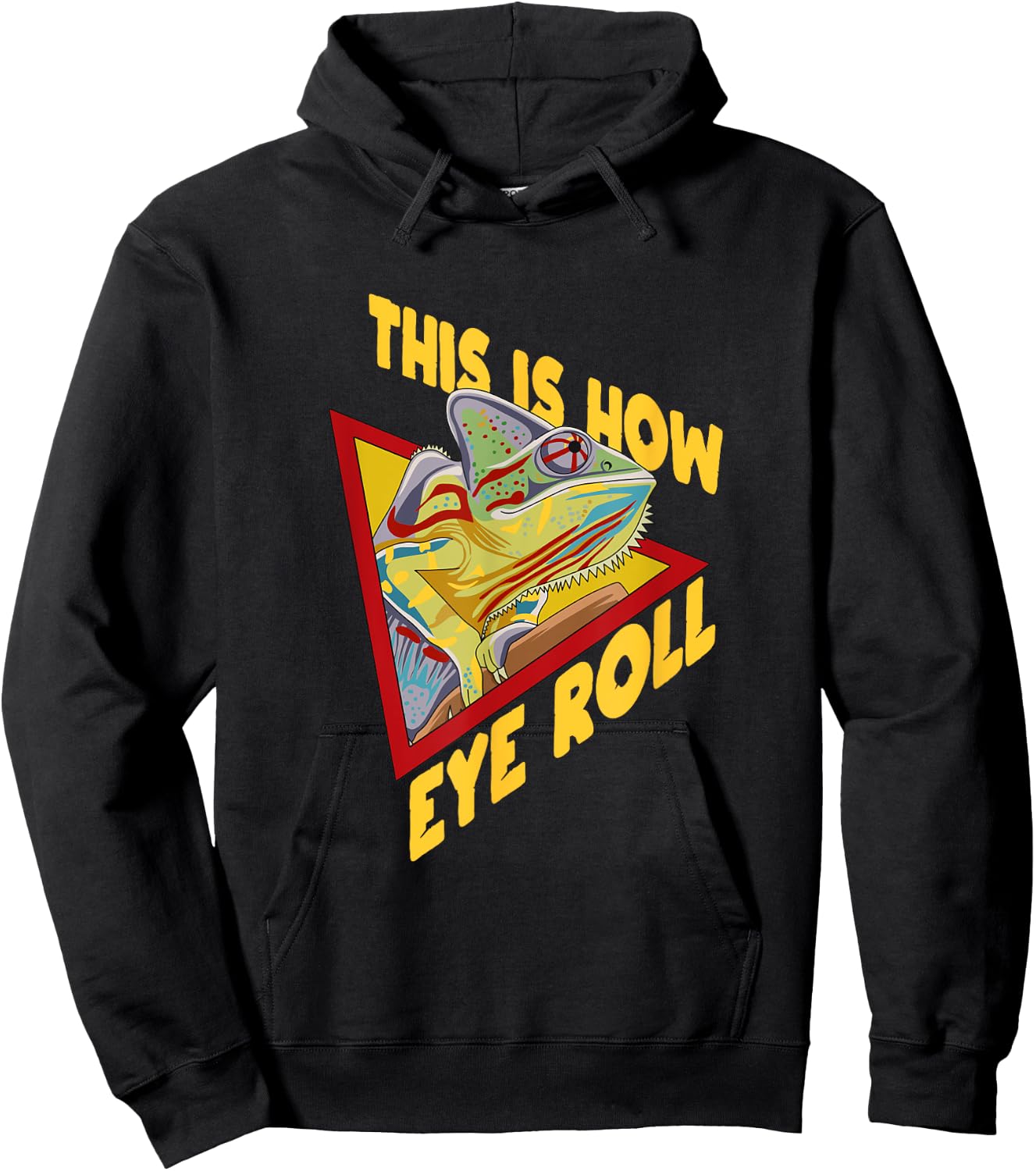 Chameleon Quote for a Chameleon Lover Hoodie - Hoodie | Black
