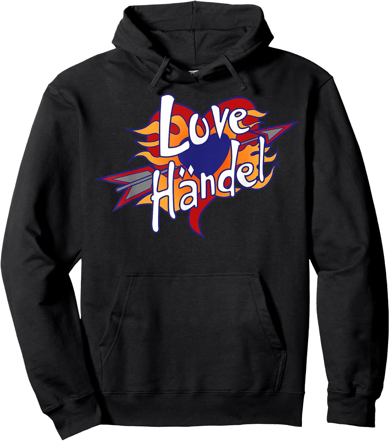 Disney Phineas and Ferb Love Handle Logo Small Hoodie - Hoodie | Black