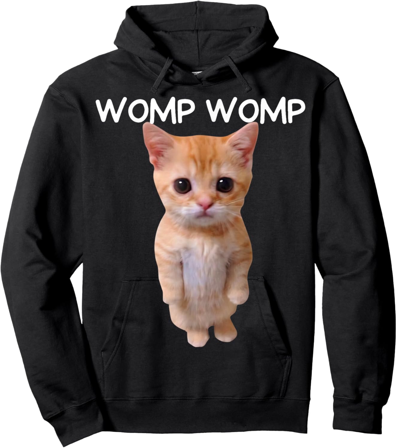 Womp Womp Cat Funny Internet Memes Gen Z Joke Kid Hoodie - Hoodie | Black