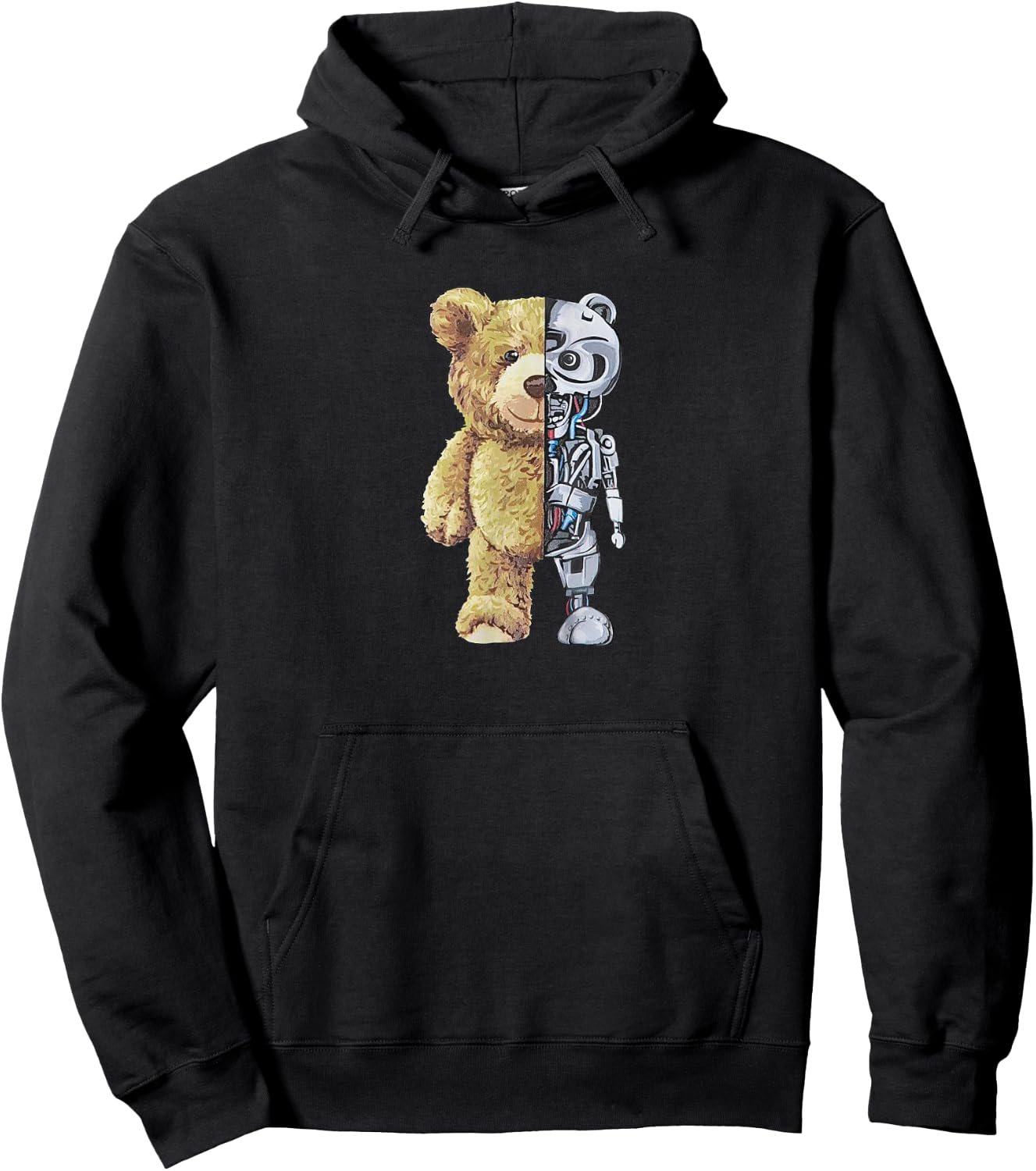 Teddy Robot Hoodie - Hoodie | Black