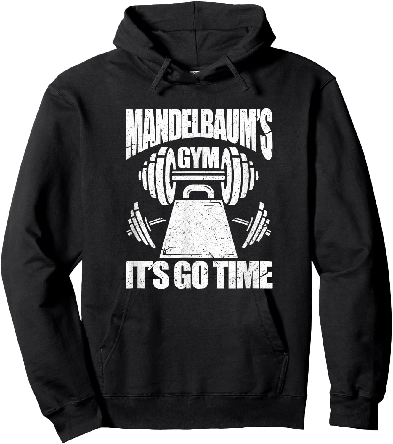Mandelbaum's Gym Funny Bodybuilding Gym Workout Gift Hoodie - Hoodie | Black