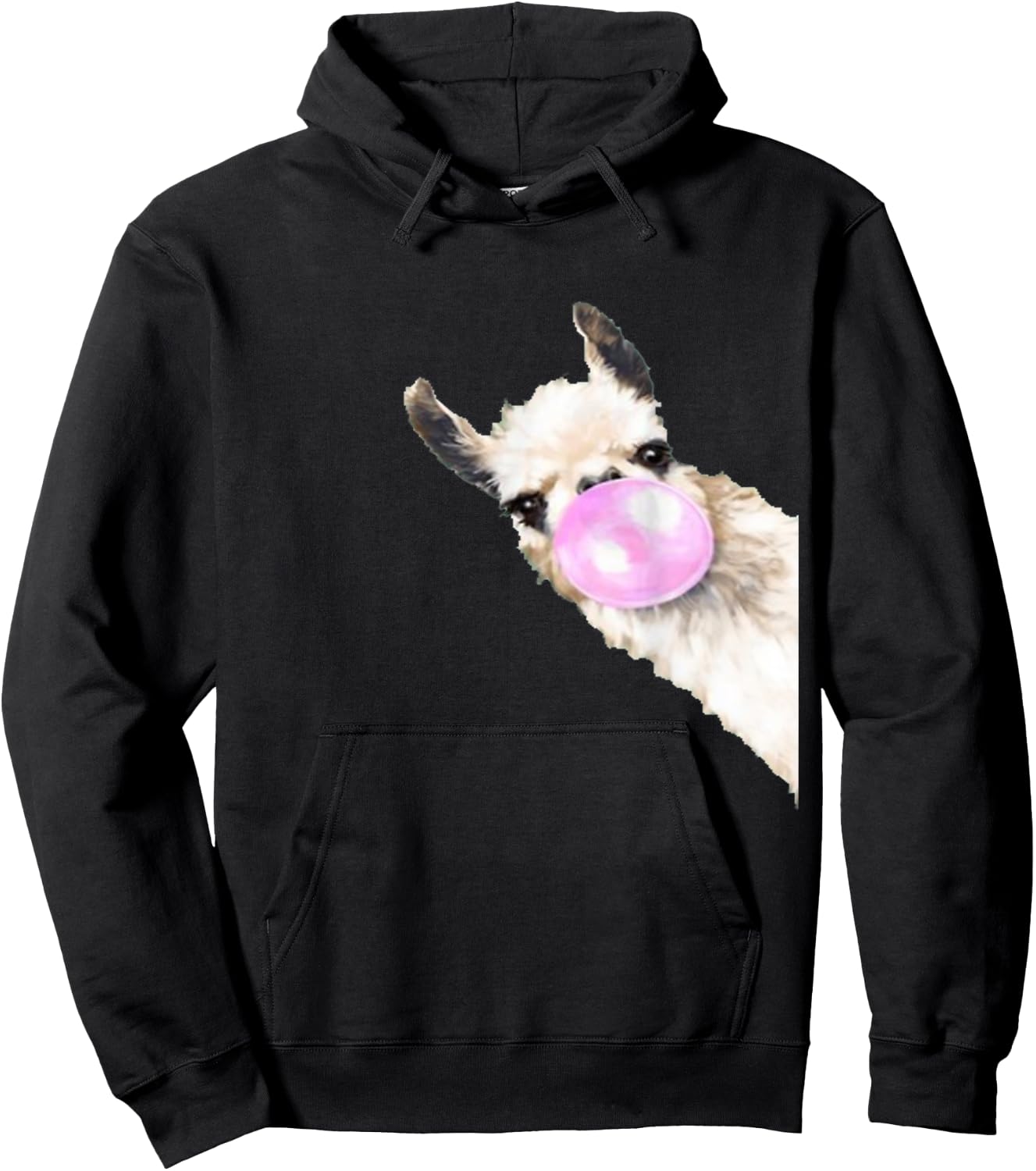 Vintage Llama Women Shirt Llama Lovers for kids and girls Hoodie - Hoodie | Black
