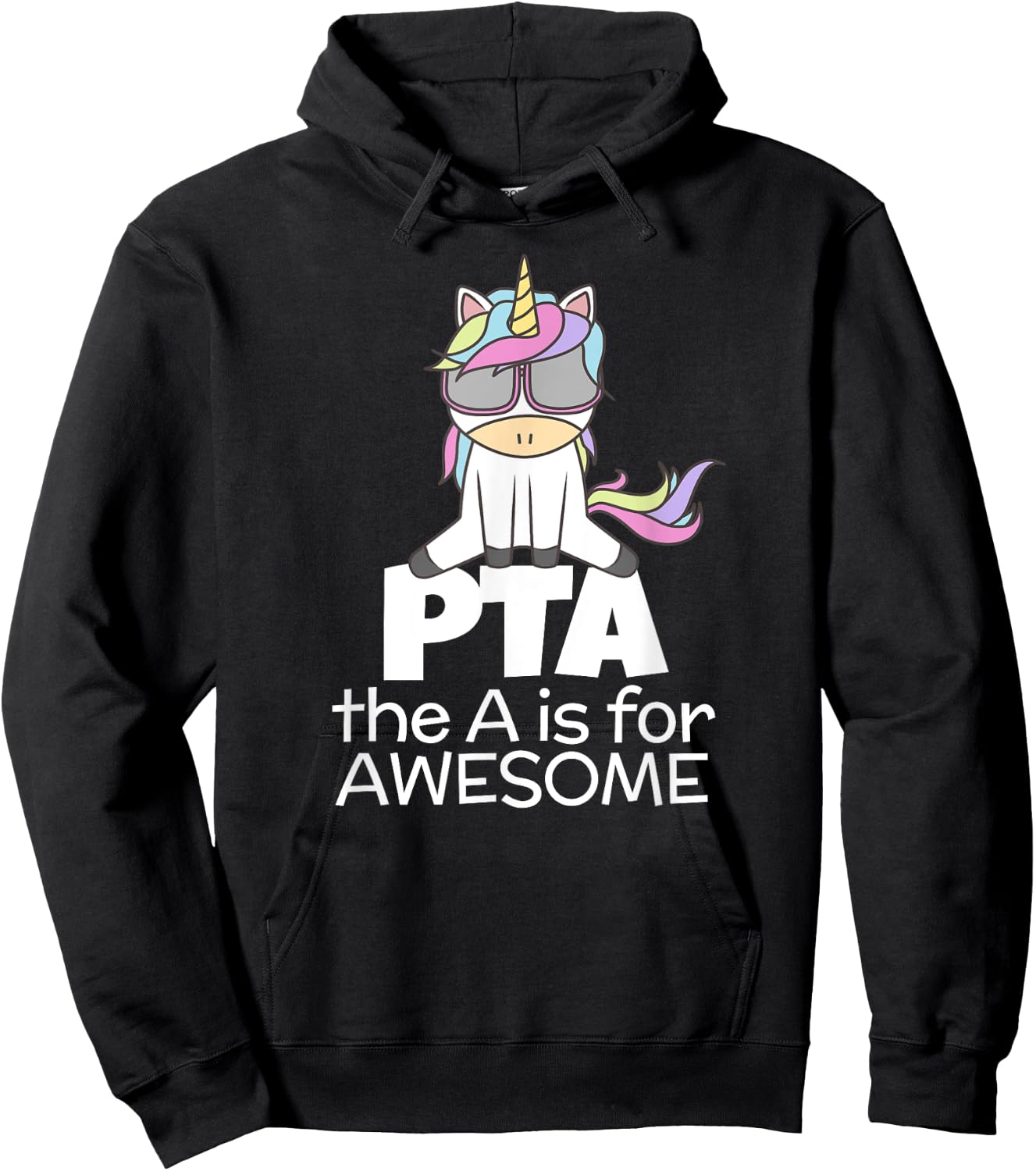 PTA Unicorn for Physical Therapist PT Assistant Hoodie - Hoodie | Black