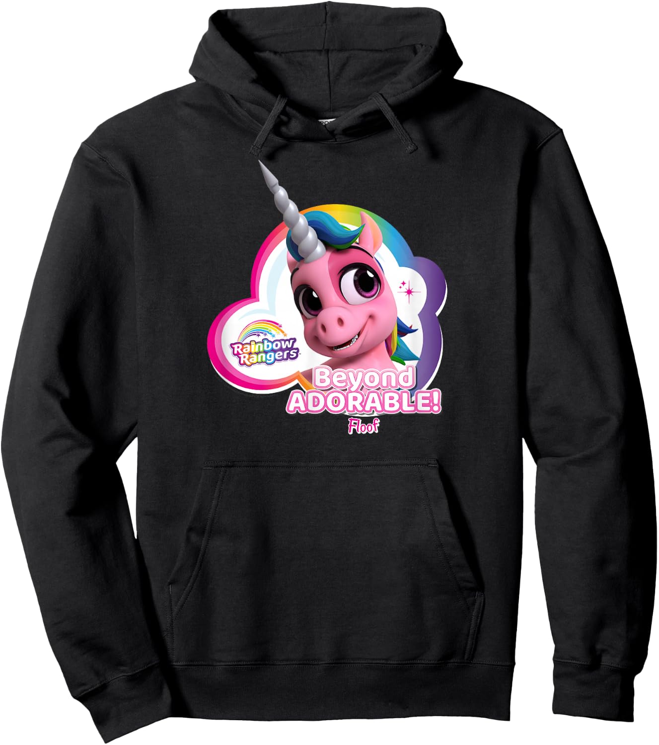 Rainbow Rangers Floof "Beyond Adorable!" Hoodie - Hoodie | Black