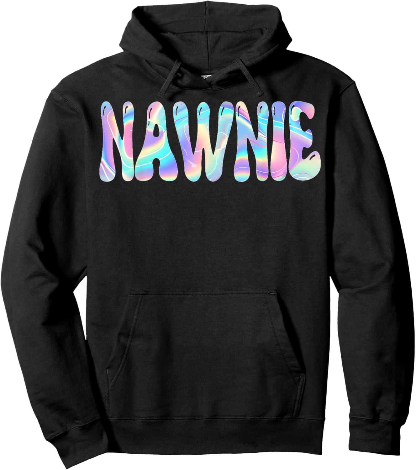 Nawnie Groovy Back to School Cute Teachers Women Girl Hoodie - Hoodie | Black