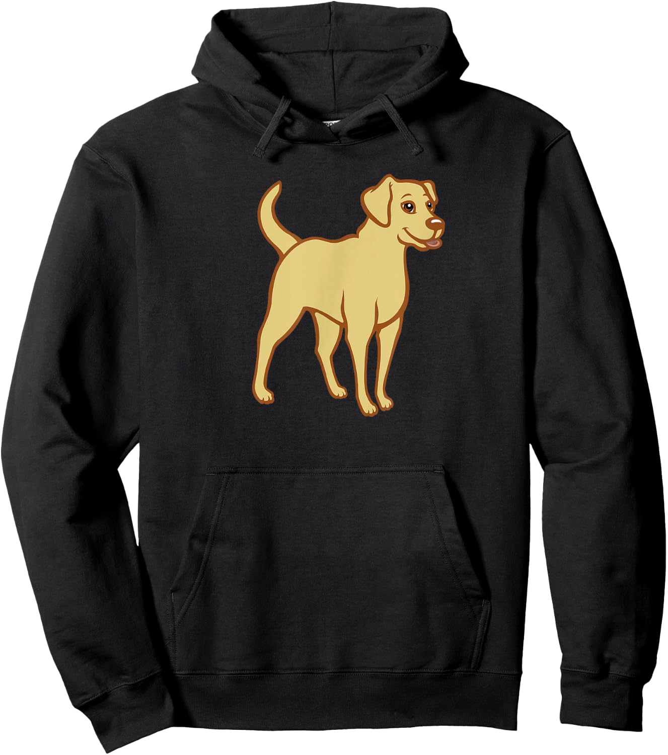 Yellow Lab Labrador Retriever Cute Dog Old Yeller Mastador Men Women Kids Hoodie - Hoodie | Black