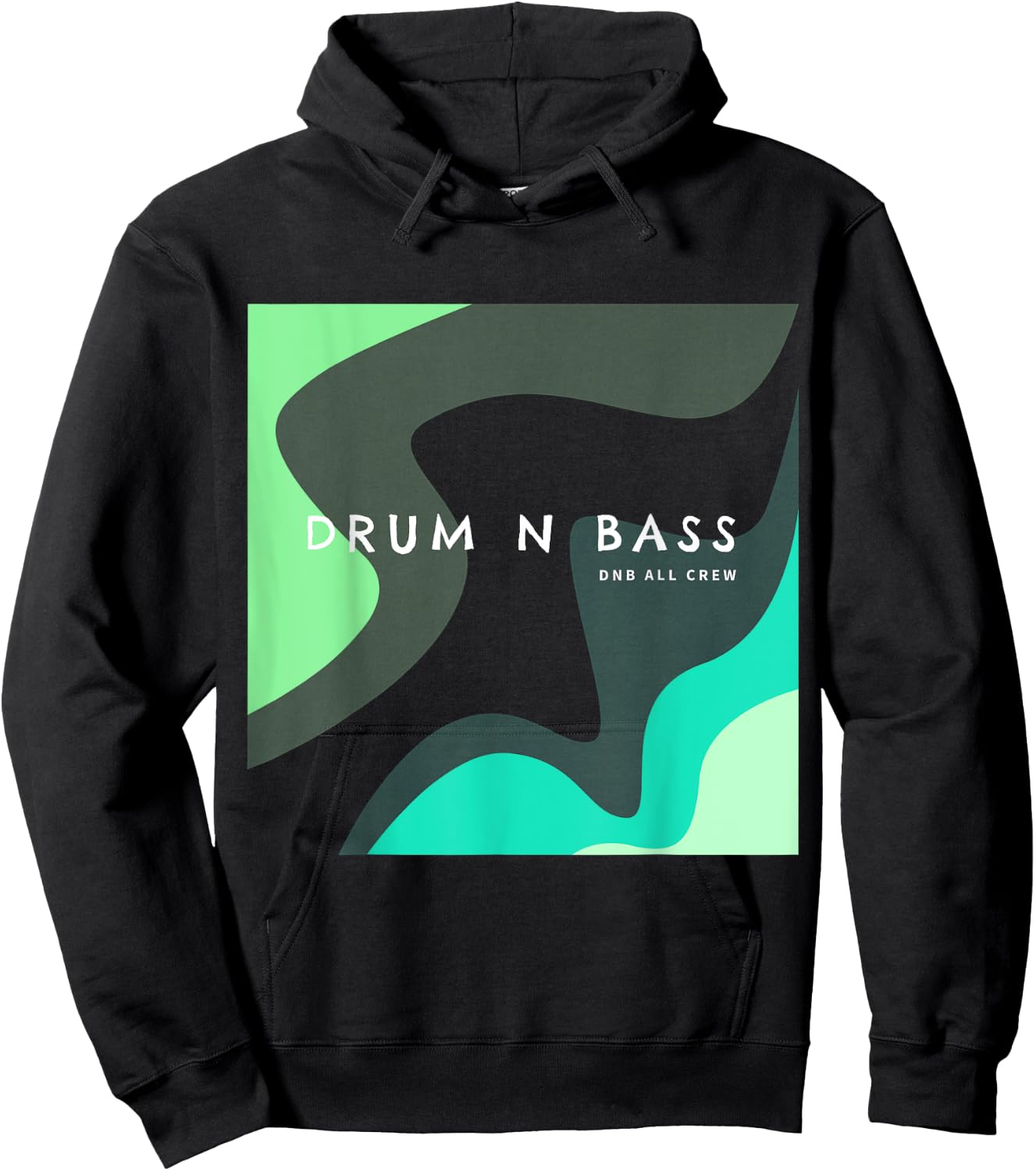 Drum And Bass Dubstep DNB Electro Hoodie - Hoodie | Black