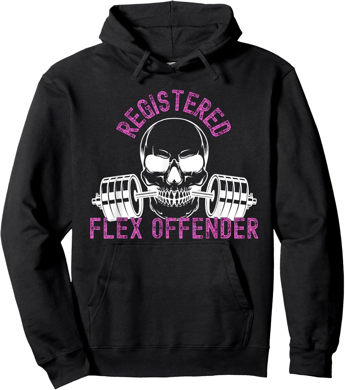 Registered Flex Offender Bodybuilder Gym Apparel Hoodie - Hoodie | Black