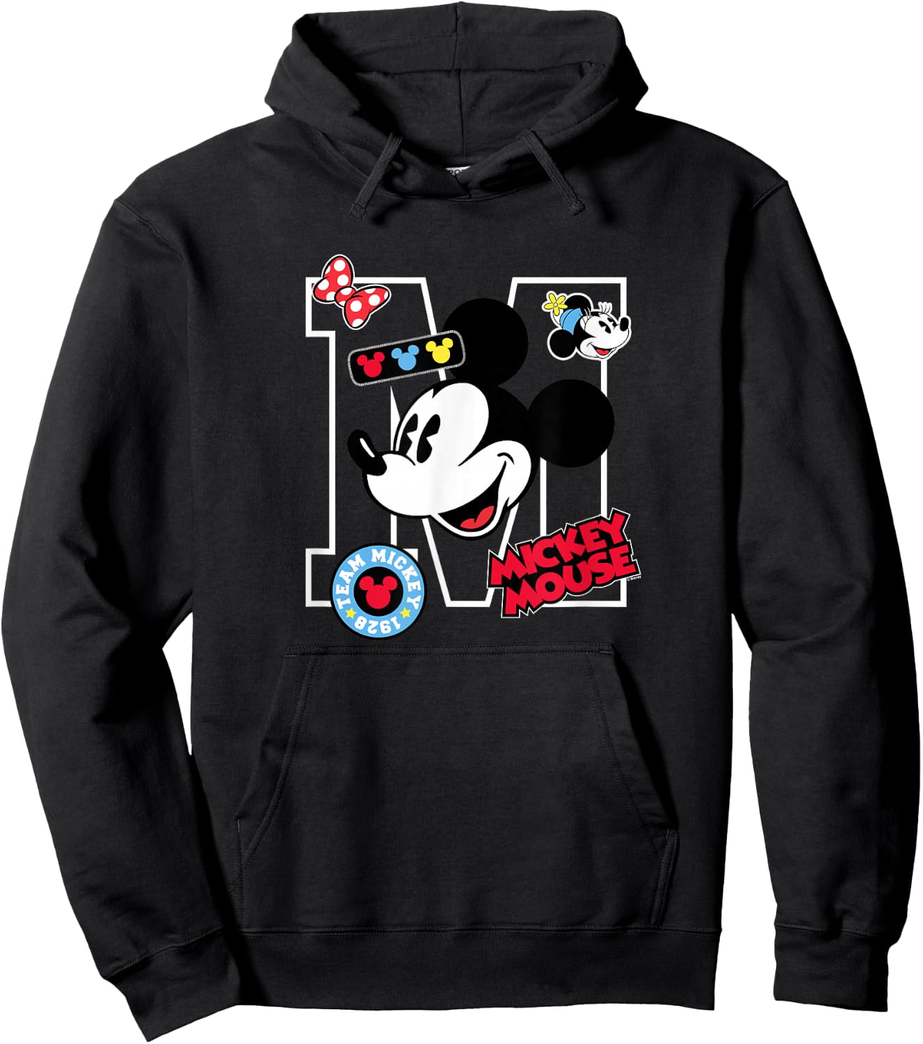 Disney - Mickey Big M Mickey Mouse Hoodie - Hoodie | Black
