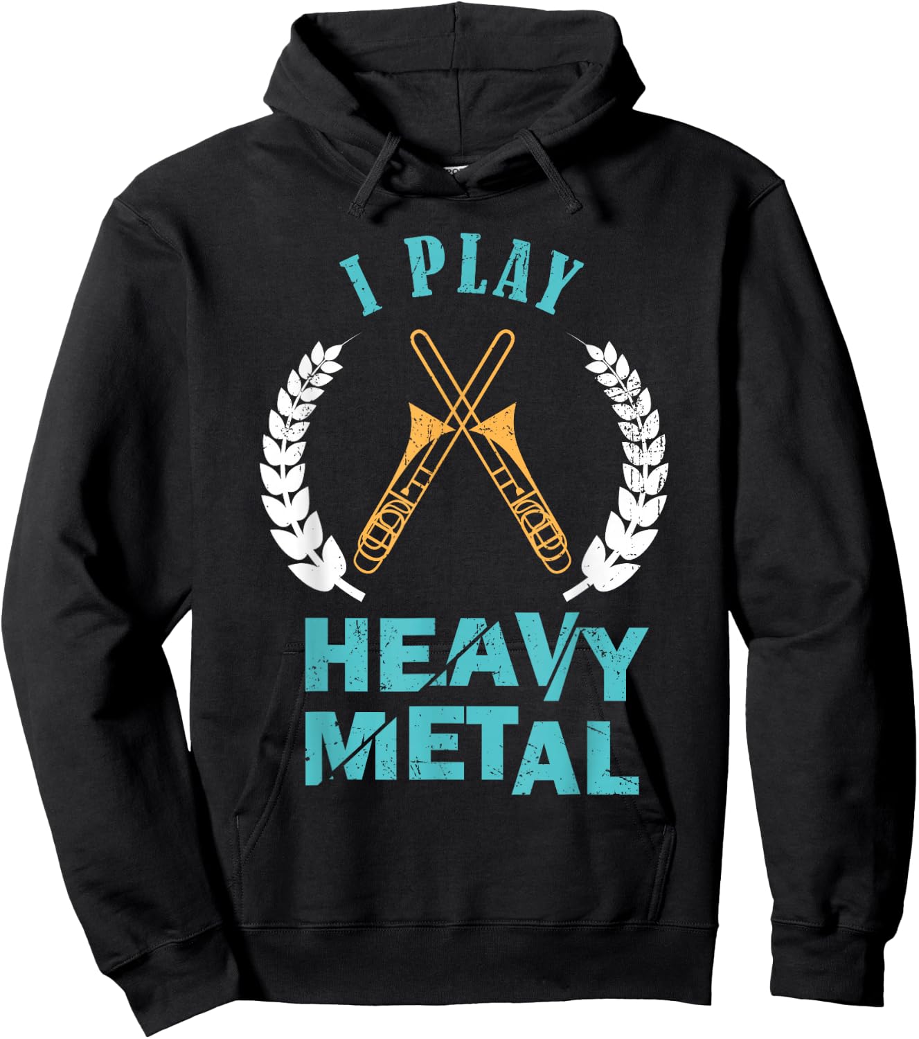 Trombone Musician - Orchestra Band Jazz Music Trombonist Hoodie - Hoodie | Black