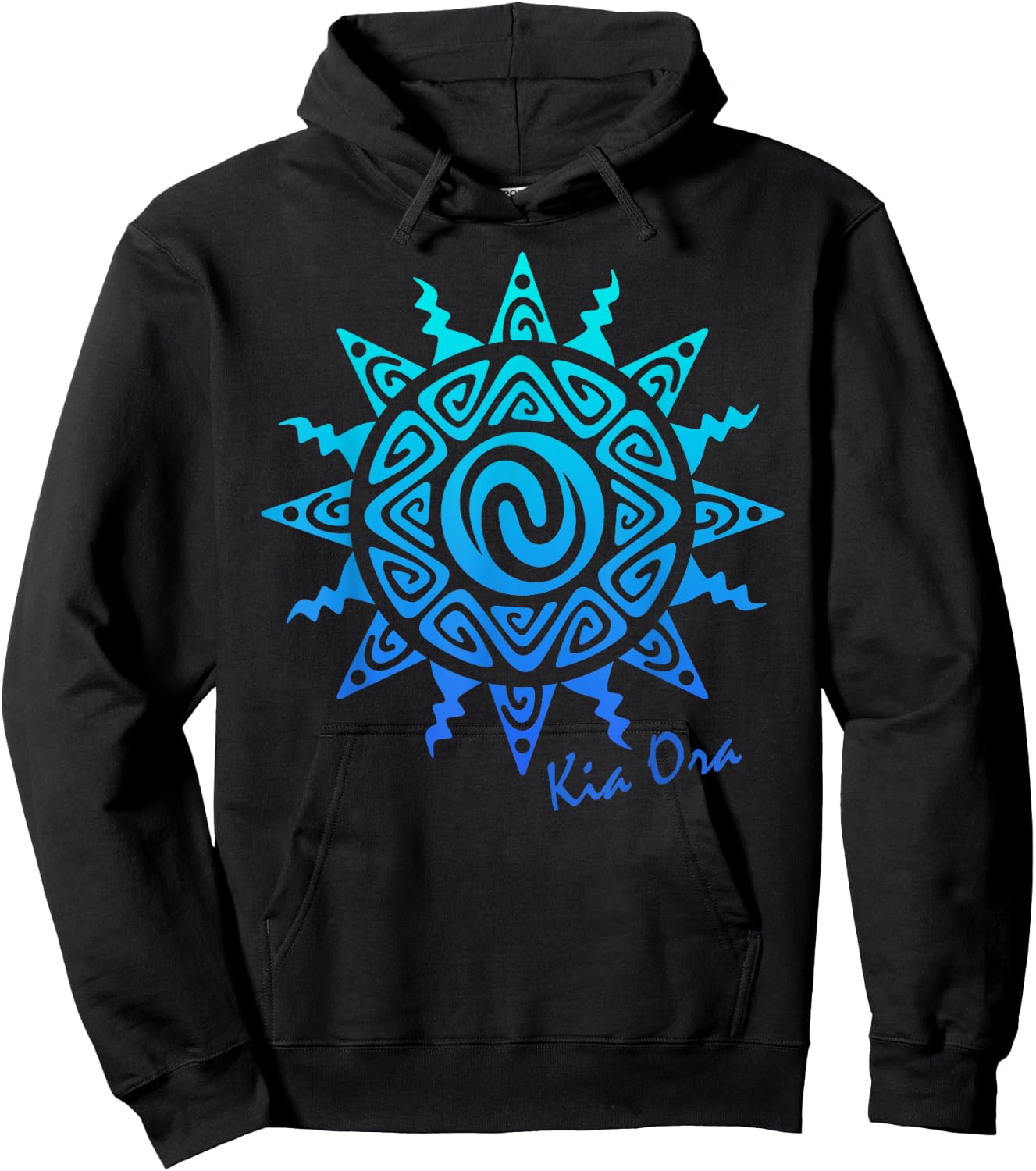Culture Sun Kia Ora Symbol, Haka New Zealand Hoodie - Hoodie | Black