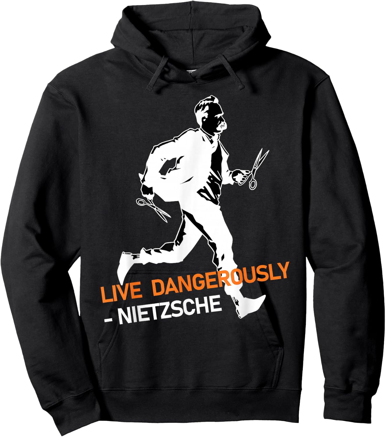 Friedrich Nietzsche Philosophy German Philosopher Hoodie - Hoodie | Black