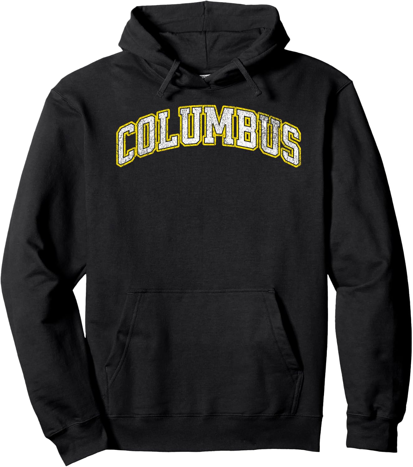 Columbus soccer vintage city Hoodie - Hoodie | Black