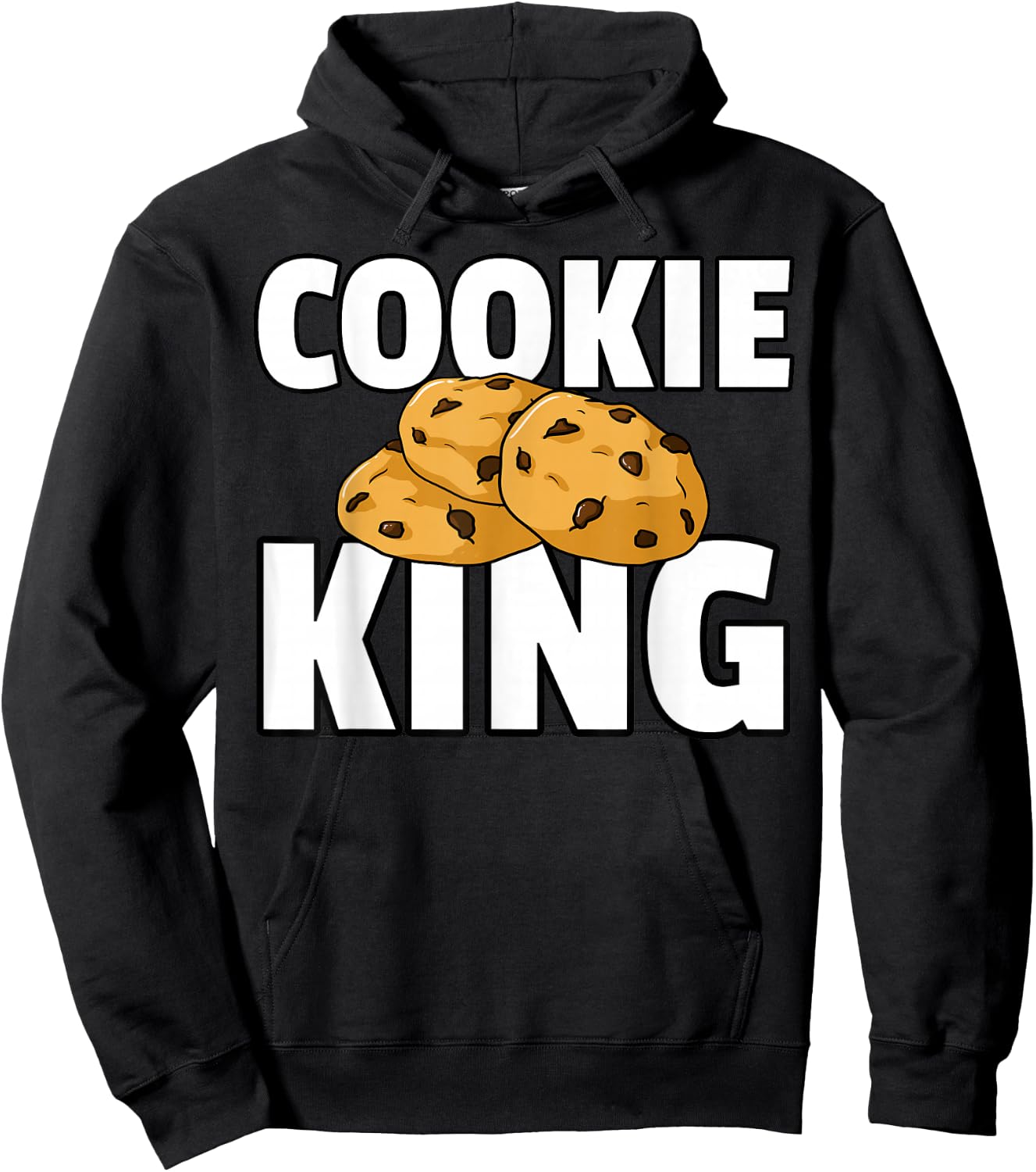 Cookie King Gift Chocolate Chip Dealer Hoodie - Hoodie | Black