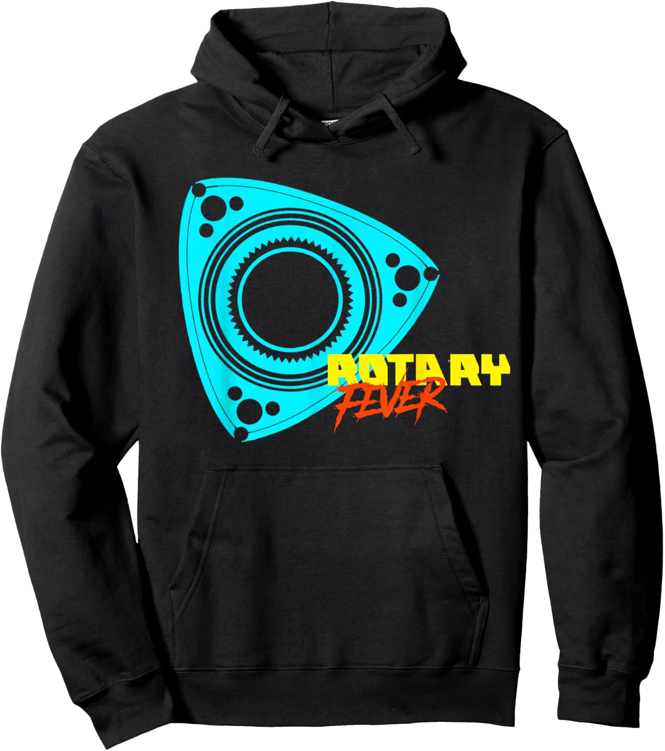 Rotary Fever Rotary Engine Hoodie - Hoodie | Black