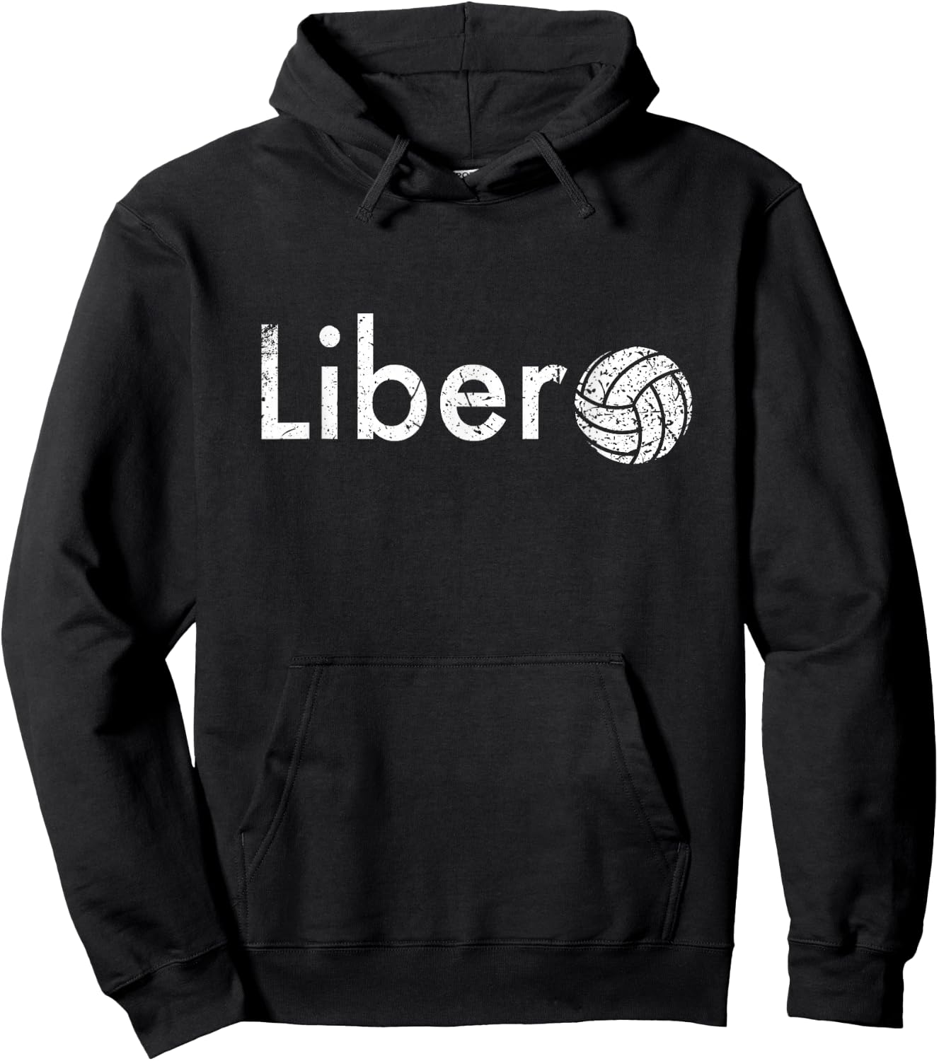 Volleyball Libero Gift Volleyball Player Hoodie - Hoodie | Black
