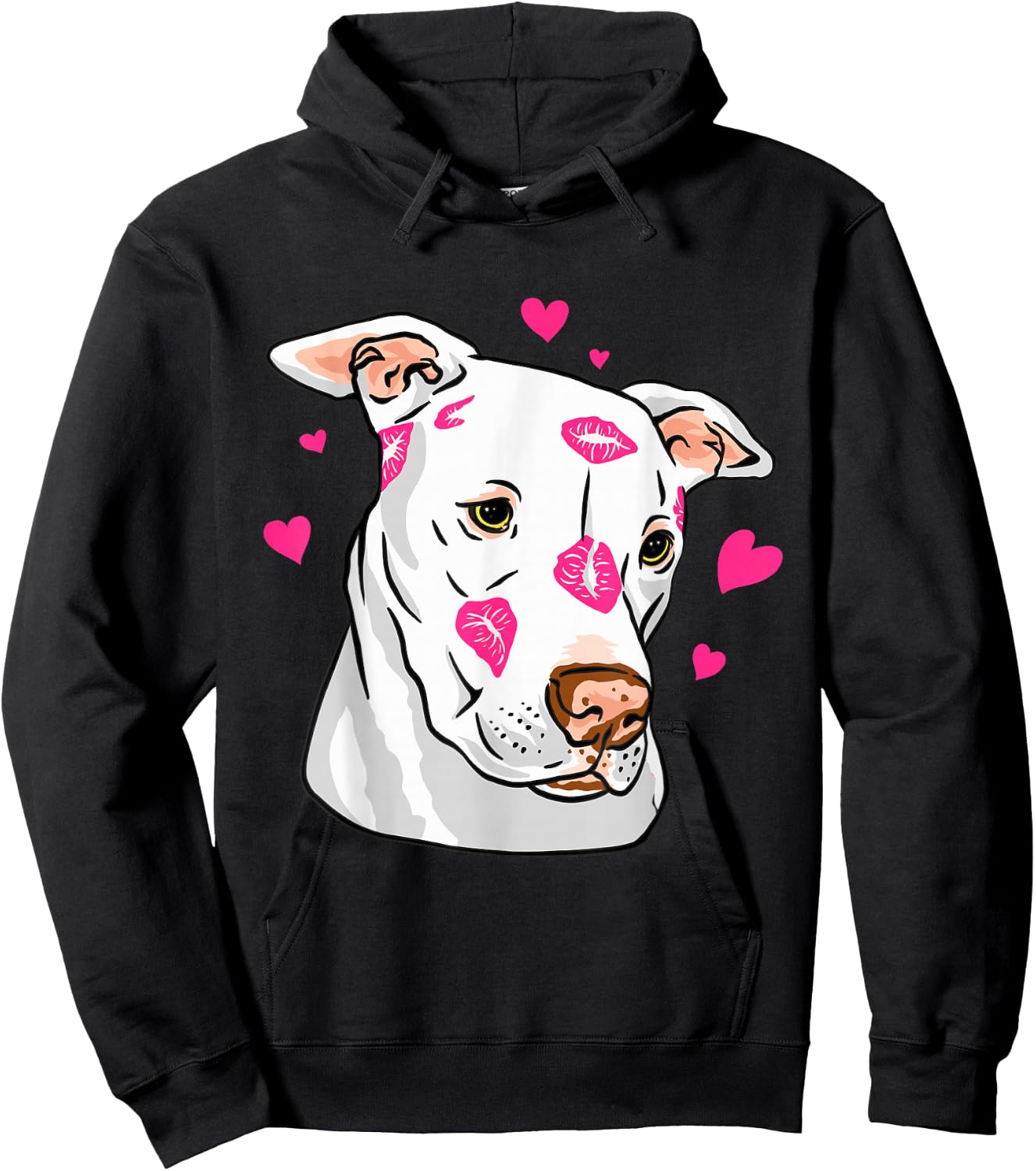 Pitbull Love Design Pitbull Moms Dads Hoodie - Hoodie | Black