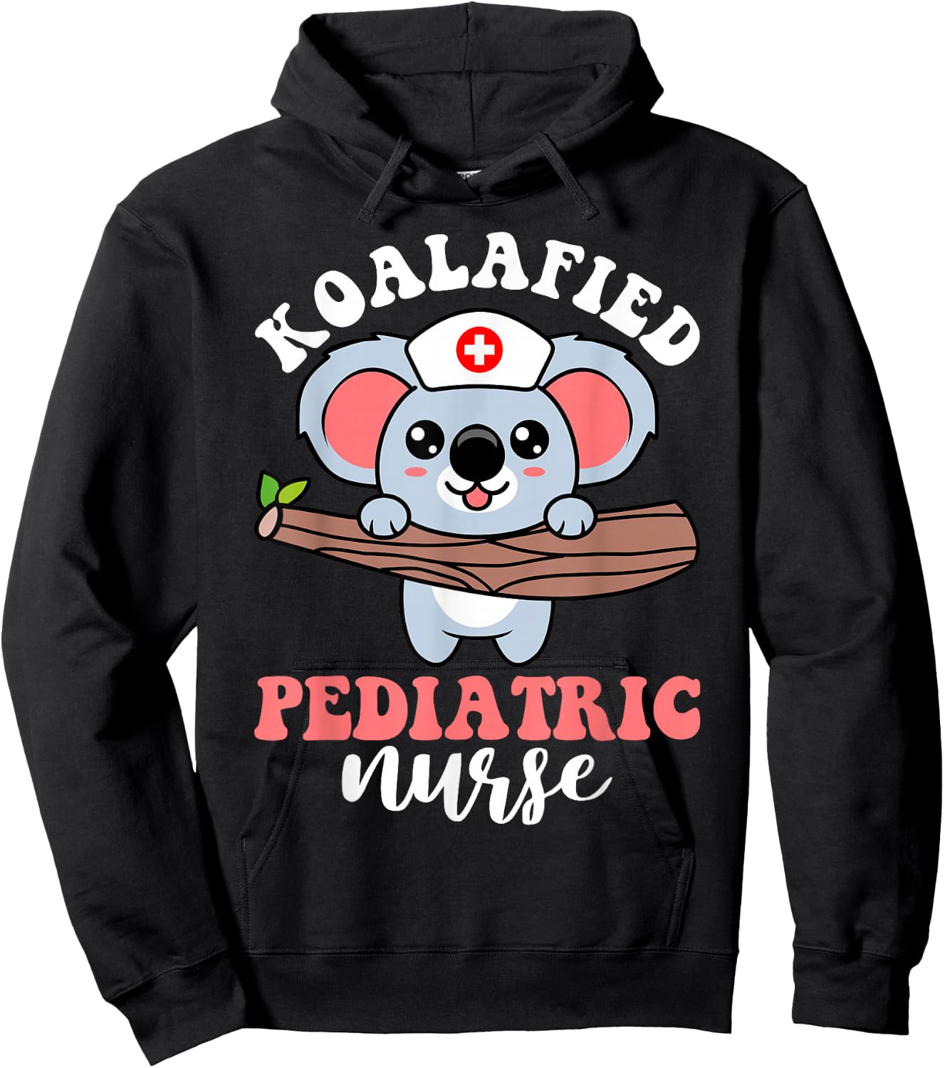 Koalafied Pediatric Nurse Pediatrician Pediatrist Graphic Hoodie - Hoodie | Black