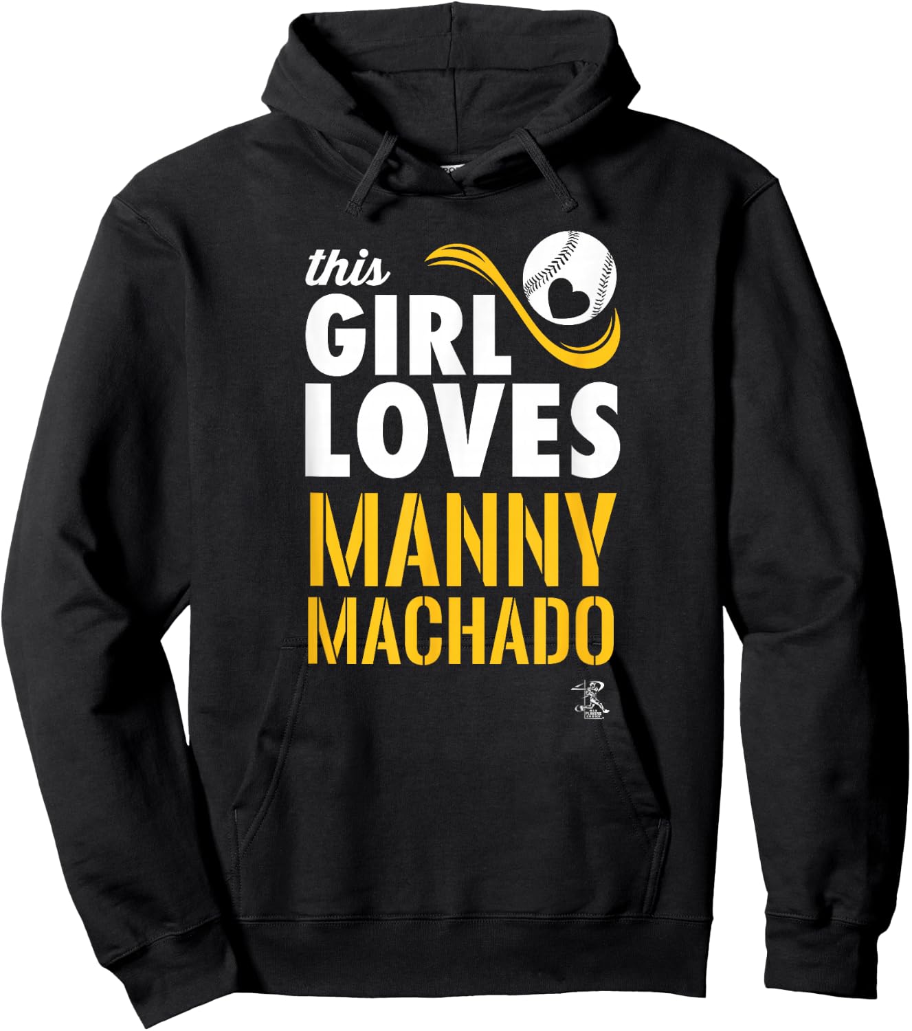 Manny Machado This Girl Loves Gameday Hoodie - Hoodie | Black