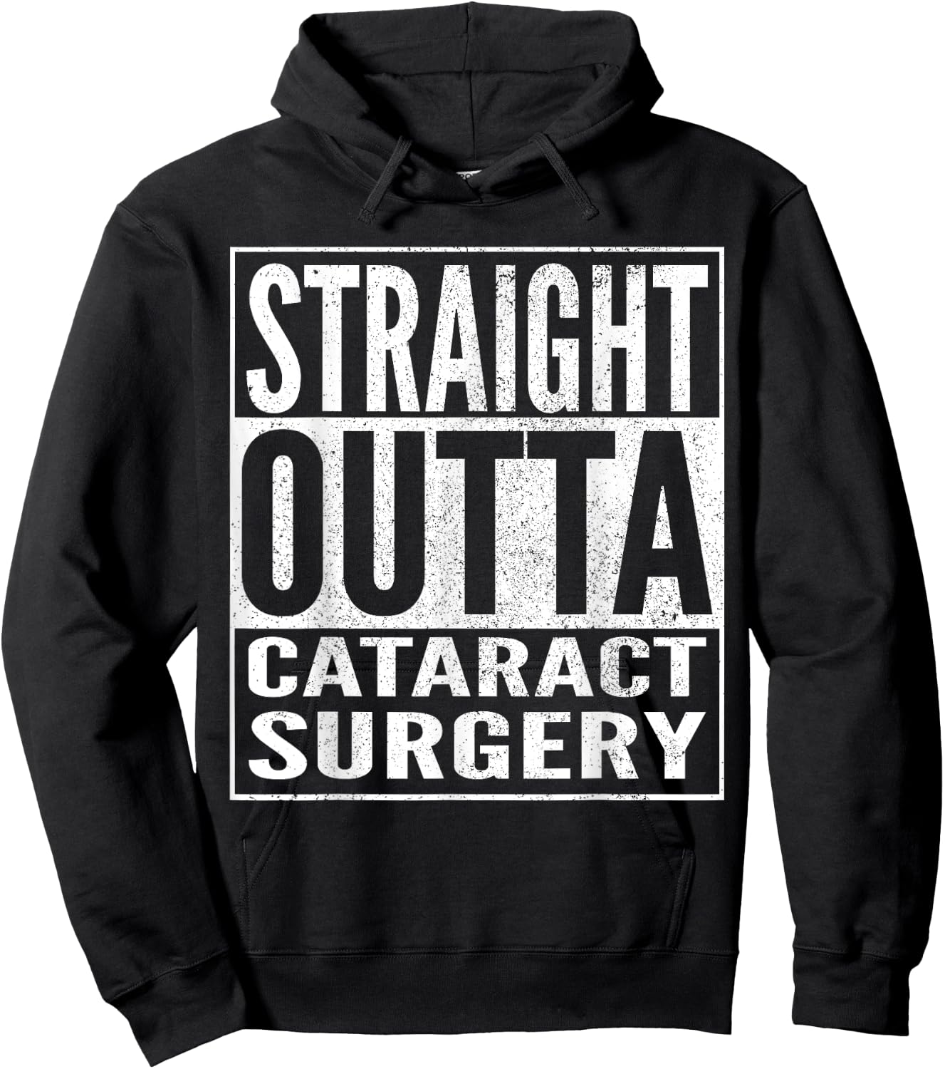 Cataract Surgery Recovery Funny Get Well Soon Hoodie - Hoodie | Black