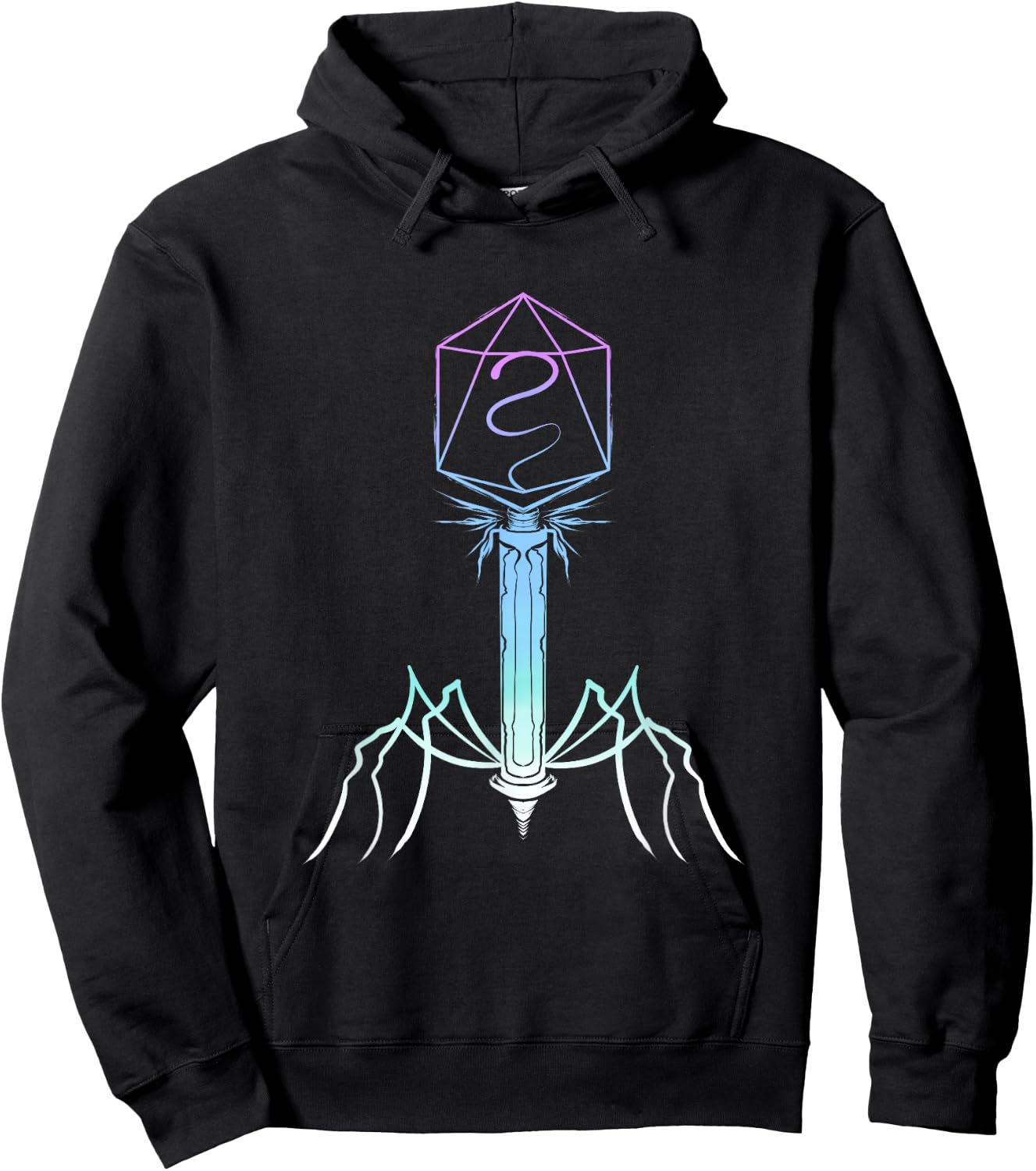 Microbiology Virus Biology Virology Viral Bacteriophage Hoodie - Hoodie | Black